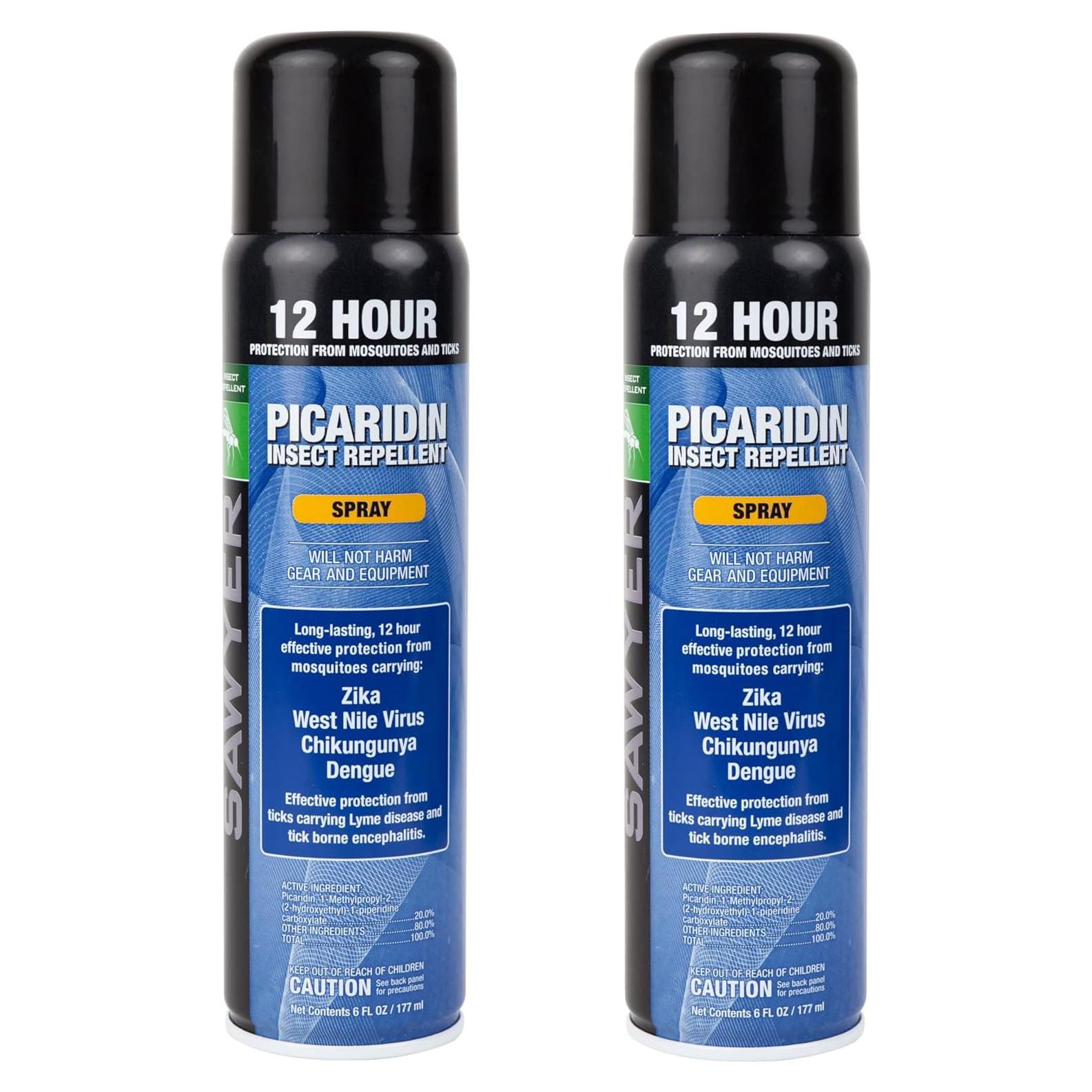 Repelente de Insectos Sawyer Picaridina 20% Spray 177 ml x2