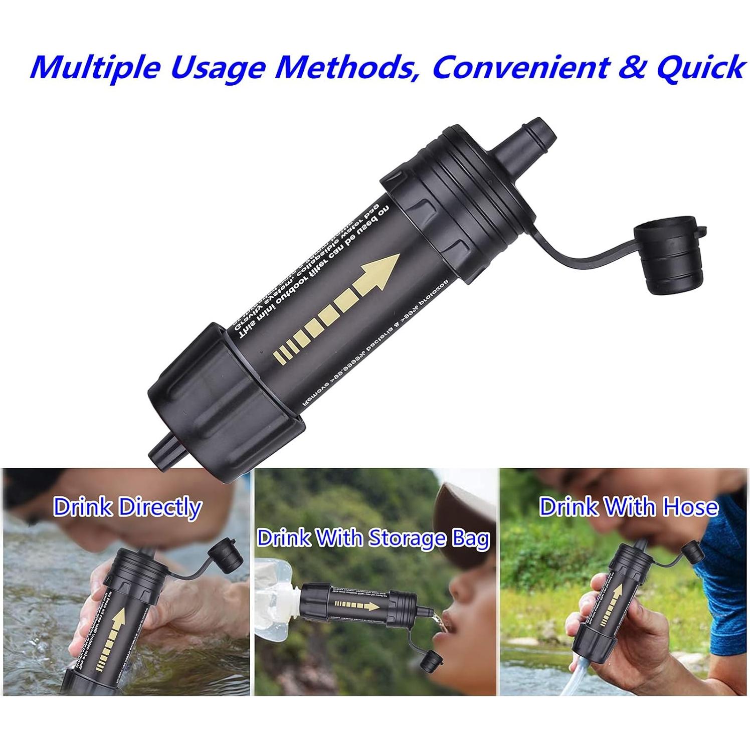 Filtro de Agua Portátil LACUCINO Expedición 0.01µm 100000L