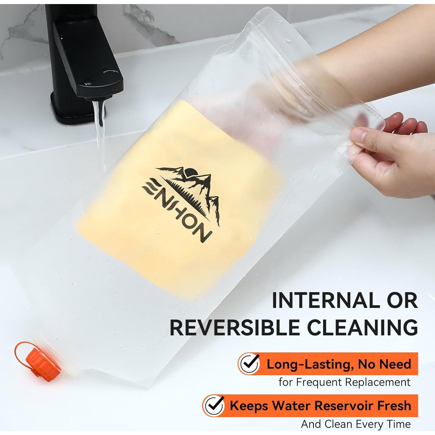 Bolsa de Agua Colapsable Enhon 2L TPU para Senderismo