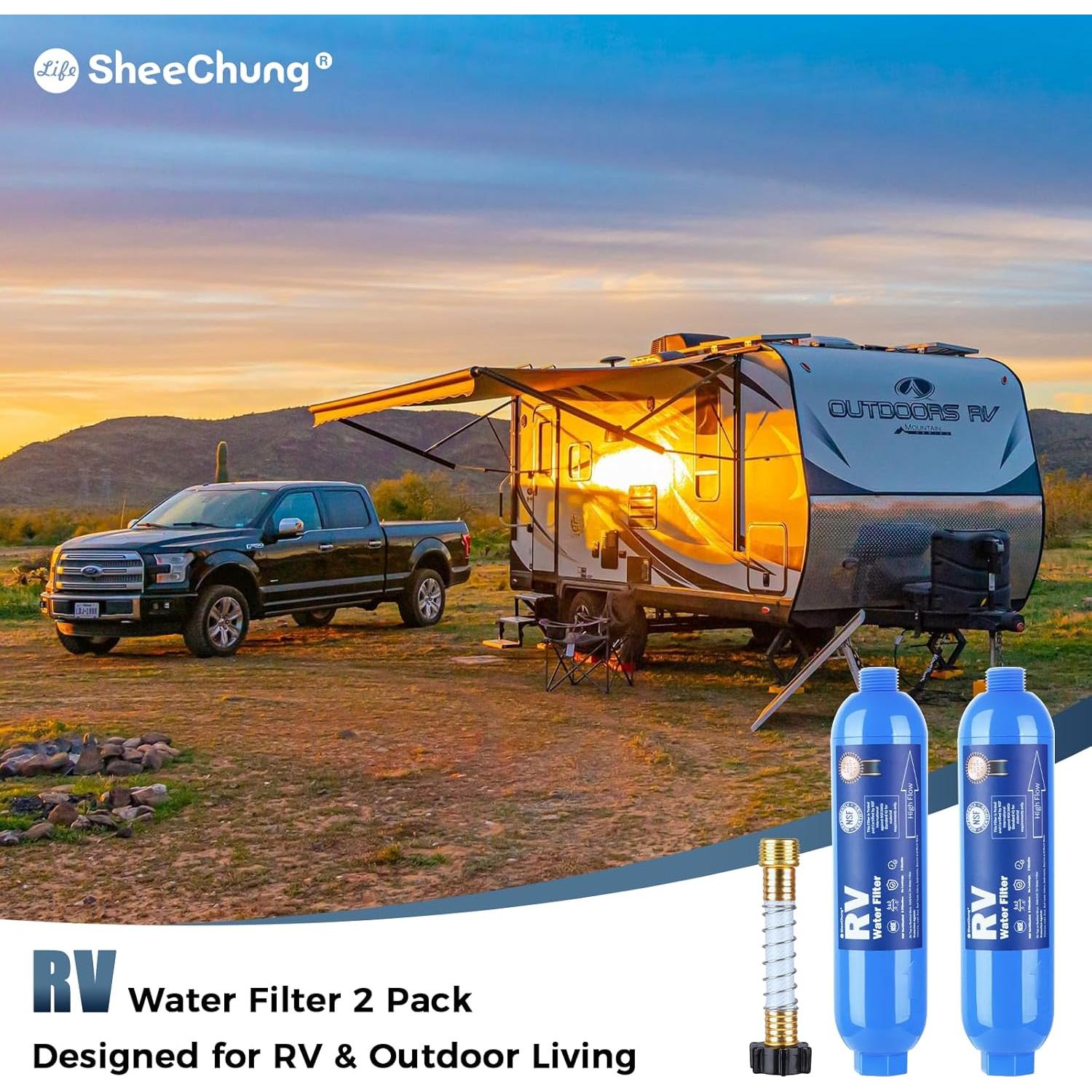 Filtro de Agua para RV SheeChung RWF812 - 2 Pack NSF