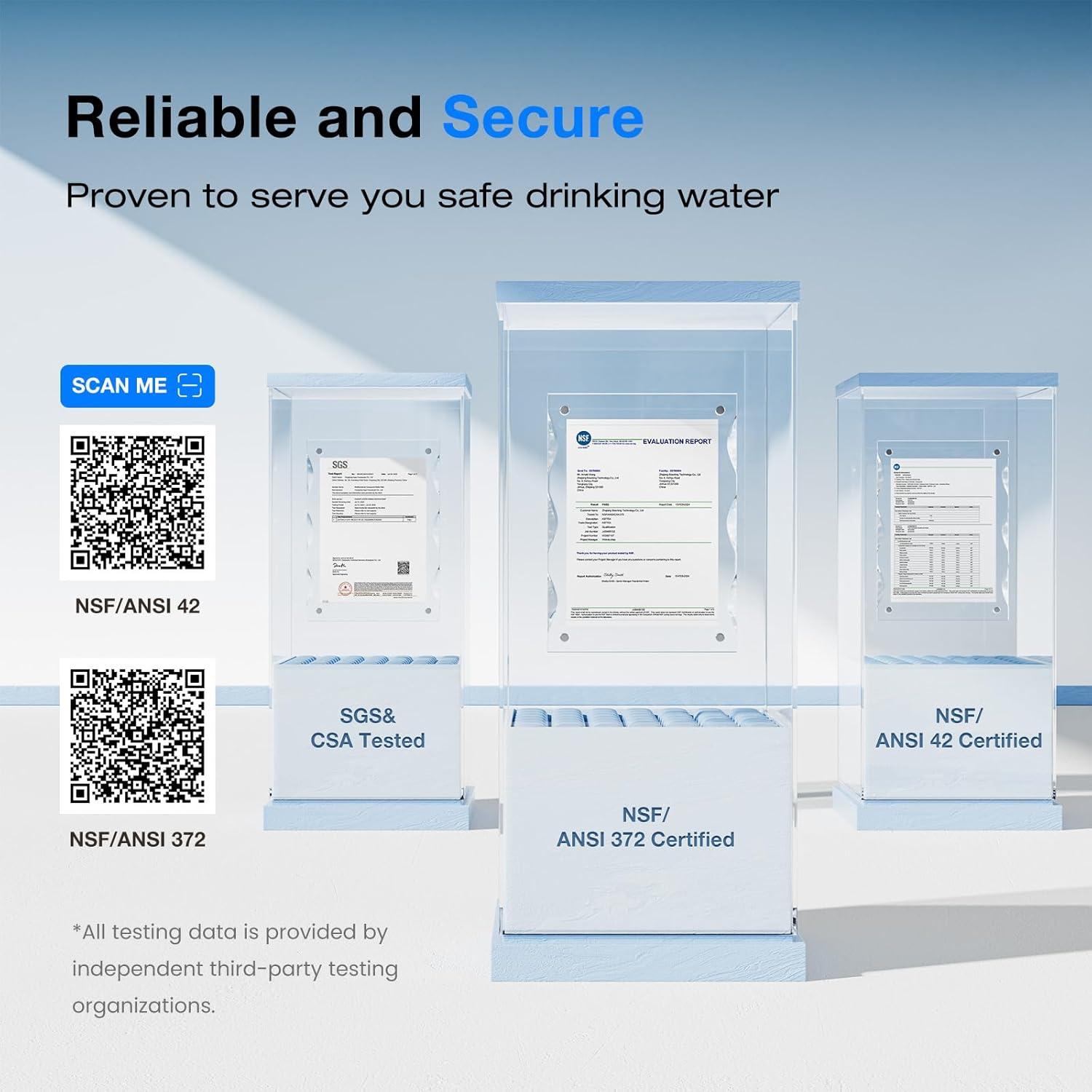 Filtros de Agua Purewell PF-3 Negro 3 Etapas Paquete de 2