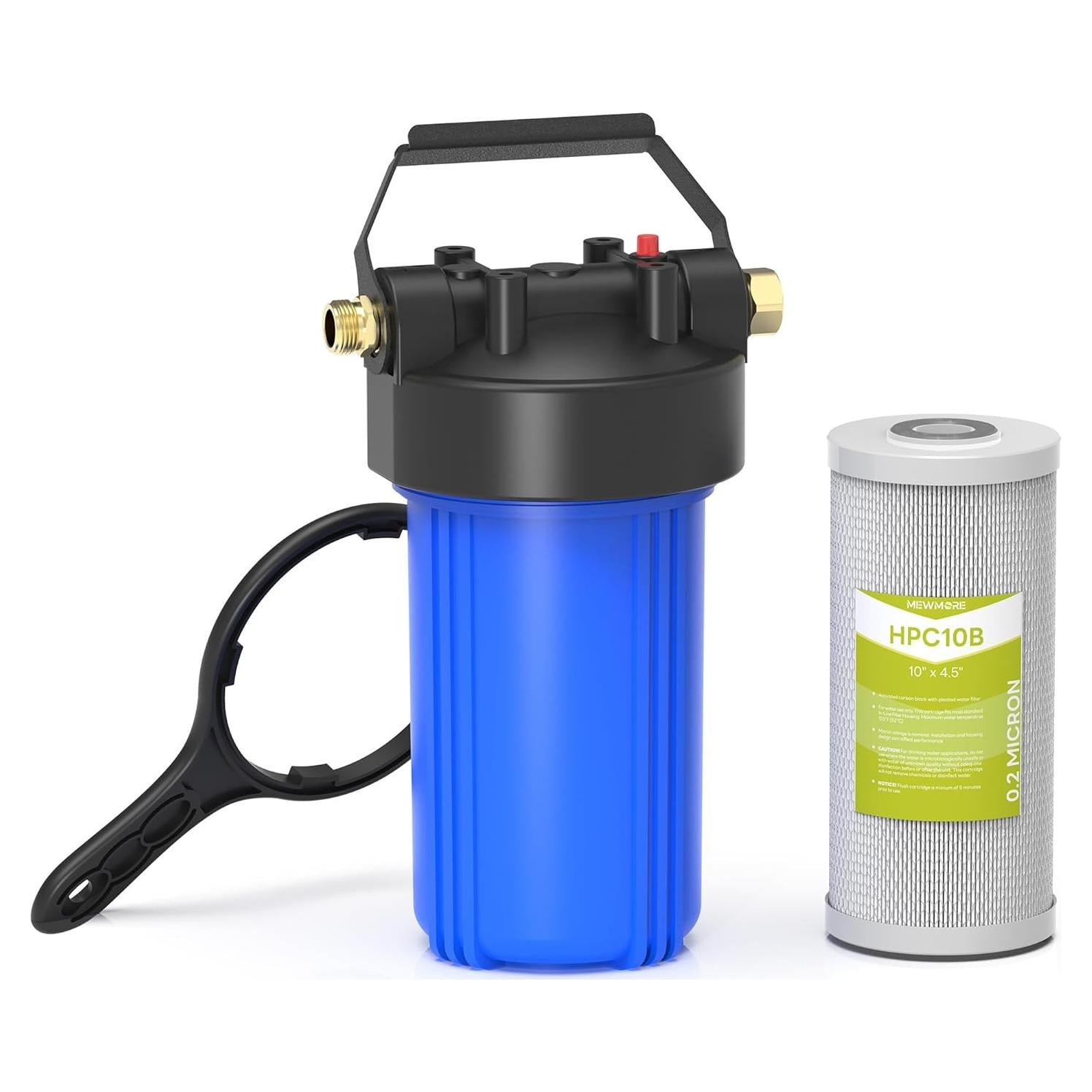 Filtro de Agua MewMore HHB10 para RVs y Barcos 0.2 Micrones