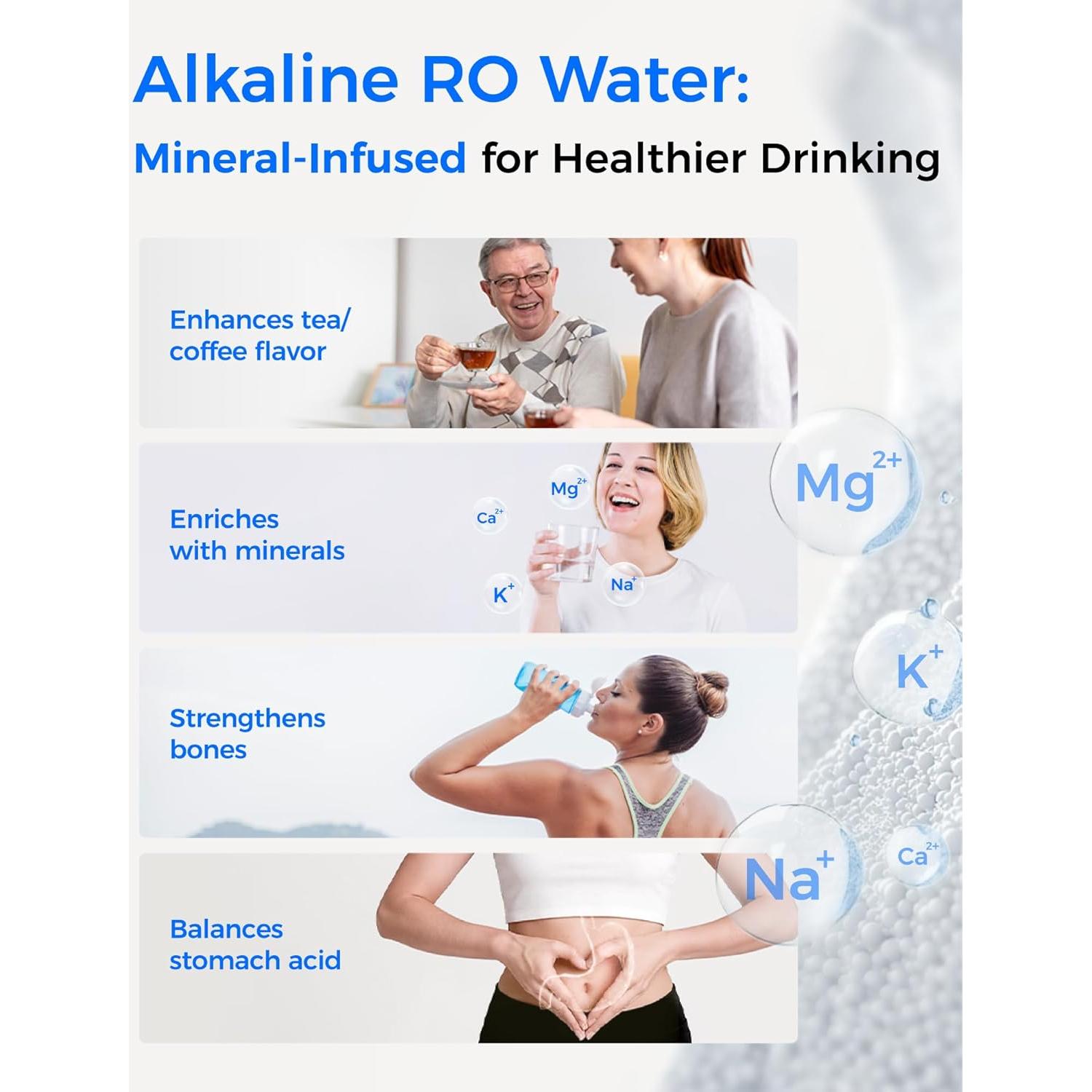 Filtro de Agua Waterdrop WD-T4-A Alkalino pH+ 1701.5 LPD