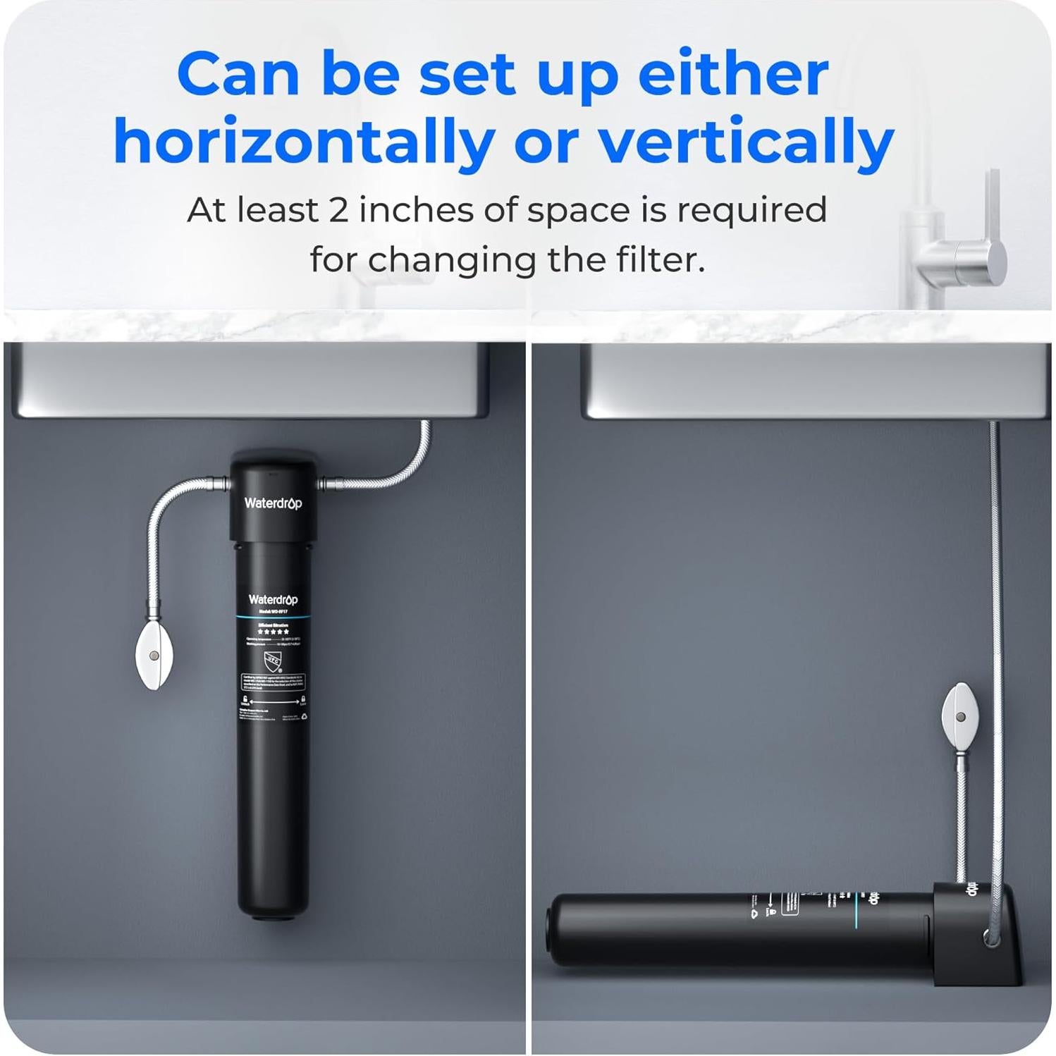 Filtro de Agua Bajo Fregadero Waterdrop WD-17UA 24000L