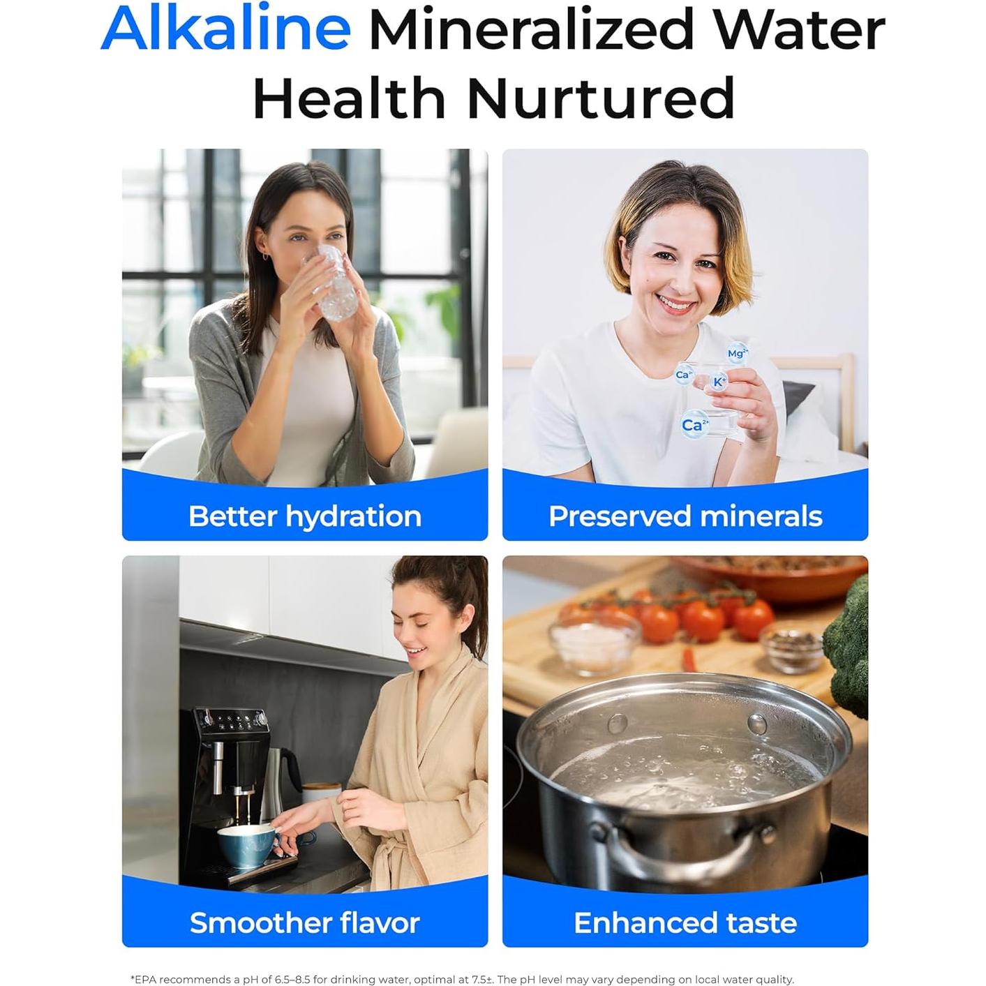 Filtro de agua de ósmosis inversa Waterdrop G5P500A 500L