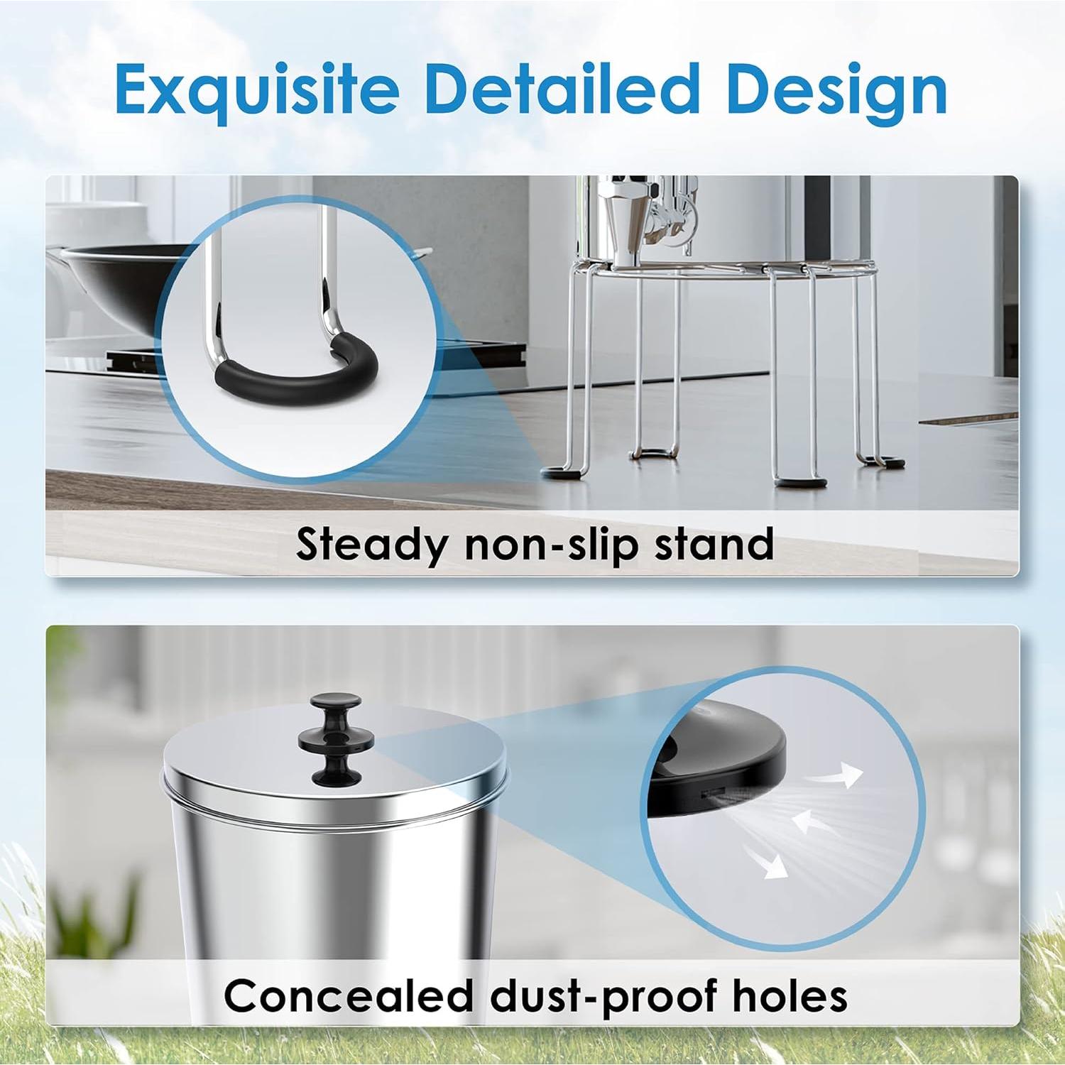 Sistema de Filtro de Agua por Gravedad Waterdrop 8 Filtros 8.5L