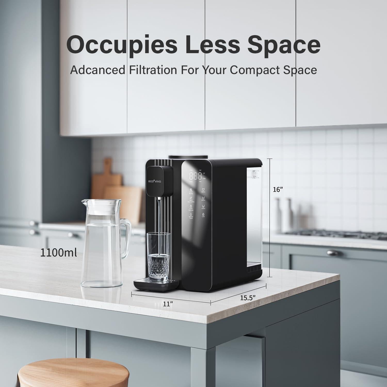 Purificador de Agua de Ósmosis Inversa Ecoviva MATE4 7 Etapas