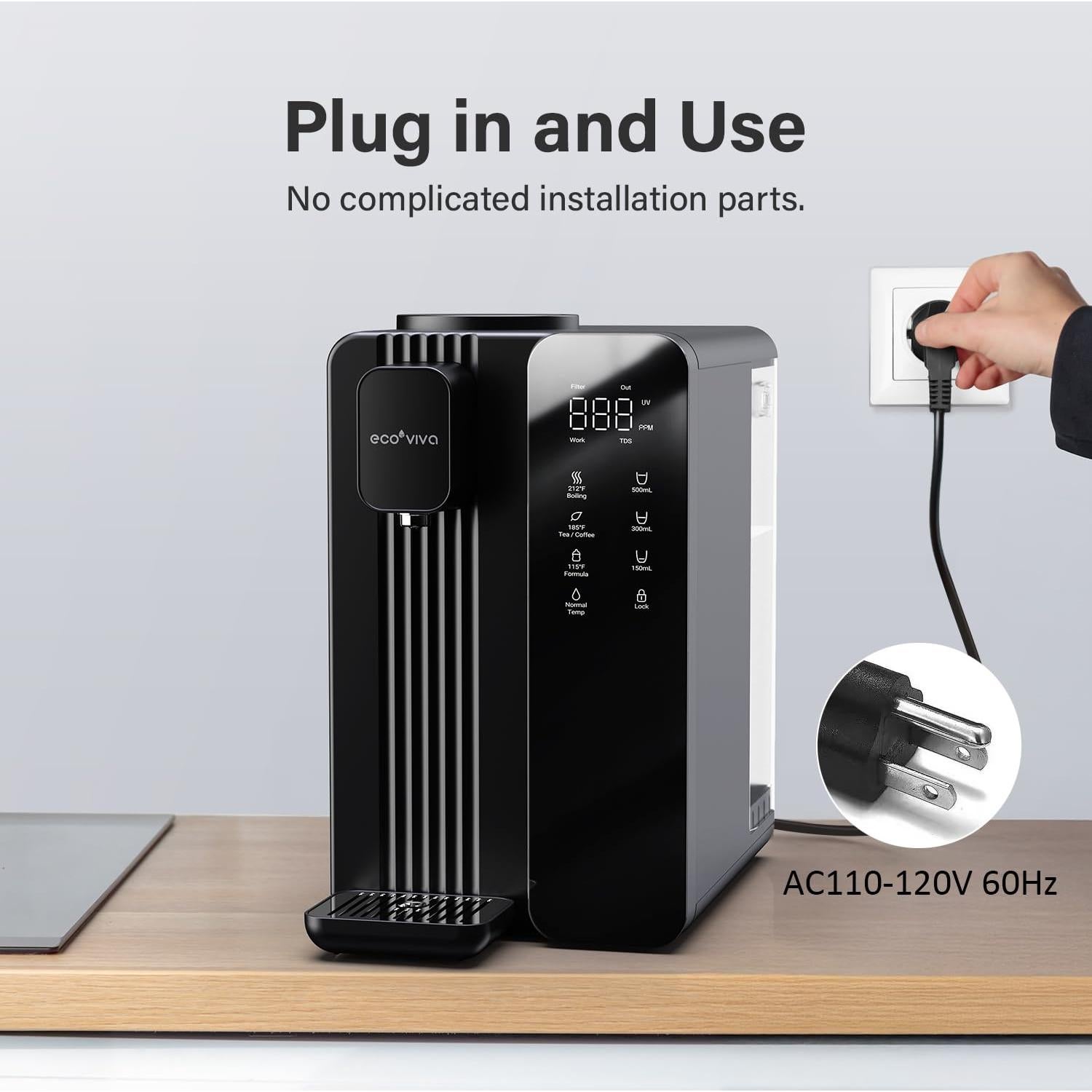 Purificador de Agua de Ósmosis Inversa Ecoviva MATE4 7 Etapas