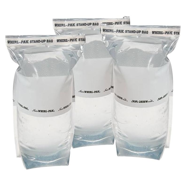 Bolsas de Agua de Supervivencia Whirl-Pak - 1 Litro - Paquete de 3