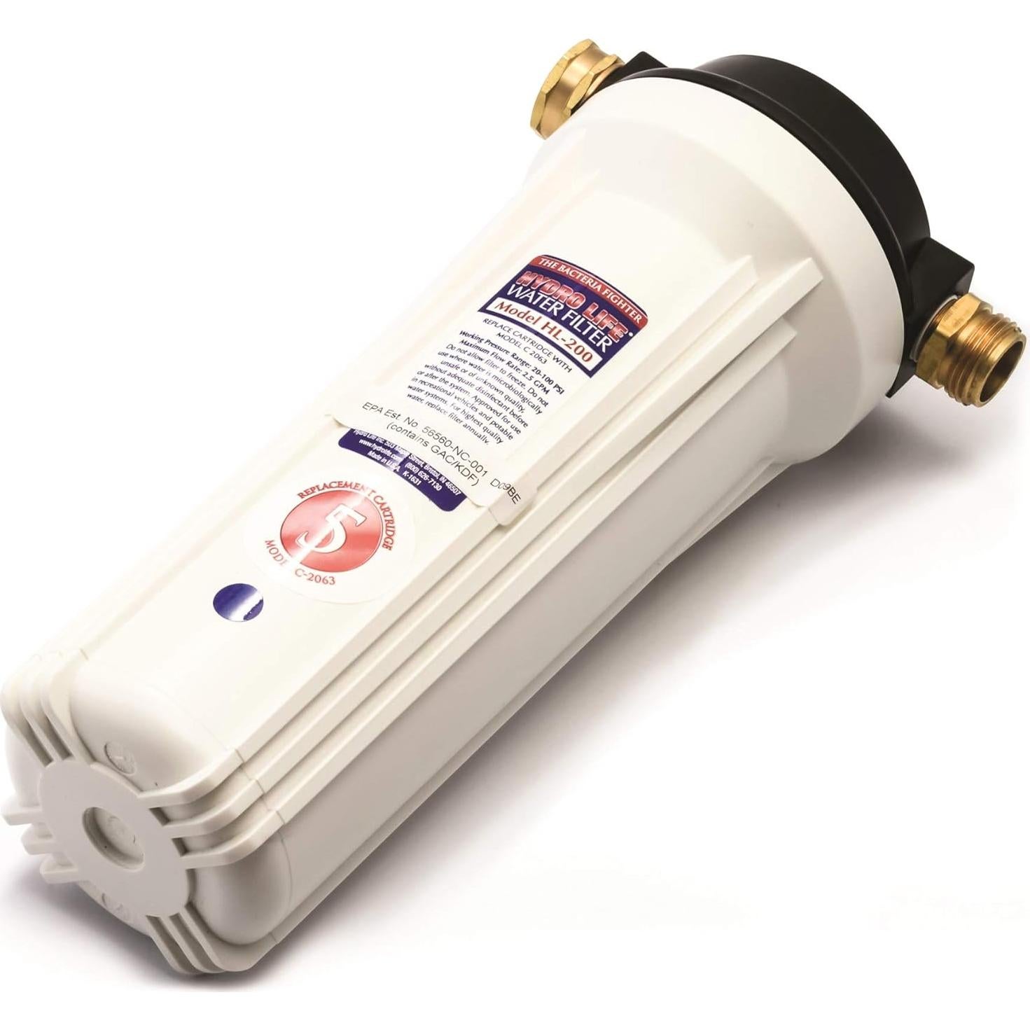 Kit de Filtro de Agua Exterior Camco Hydro Life 52141 - 0.45 kg