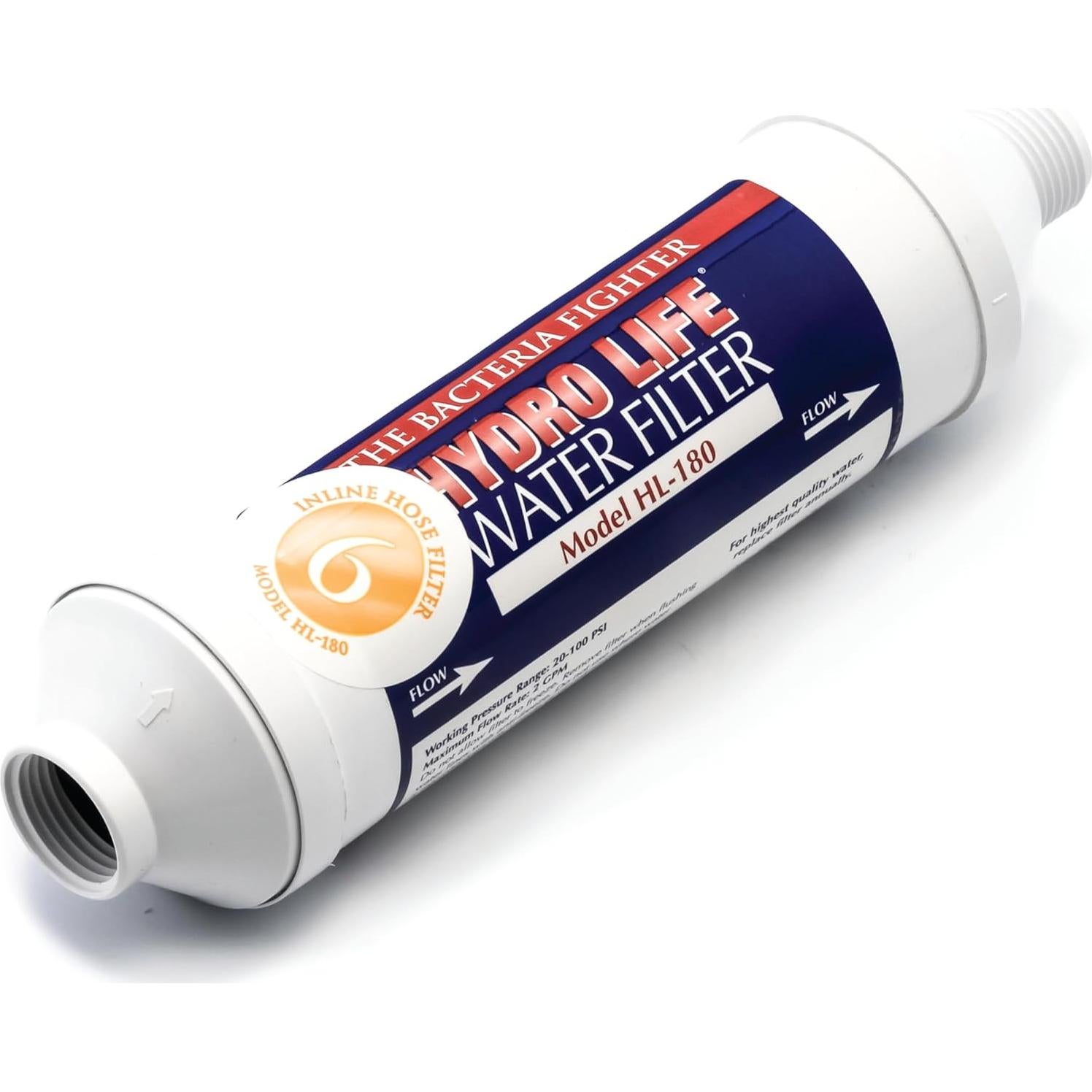 Filtro de Manguera Camco Hydro Life 52133 - Filtración Superior