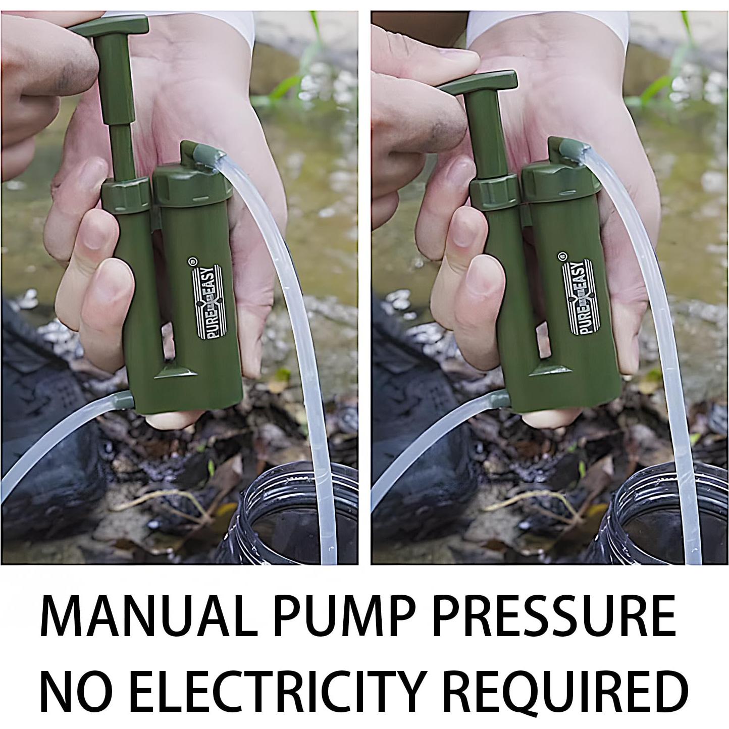 Filtro de Agua Portátil VellyHiker - Purificador de 0.0001 Micrones