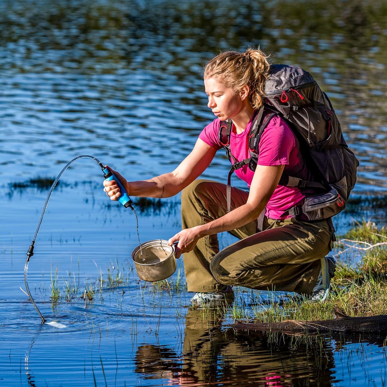 Filtro de Agua Portátil Sagan Life Pajilla 57092 Ultraligero