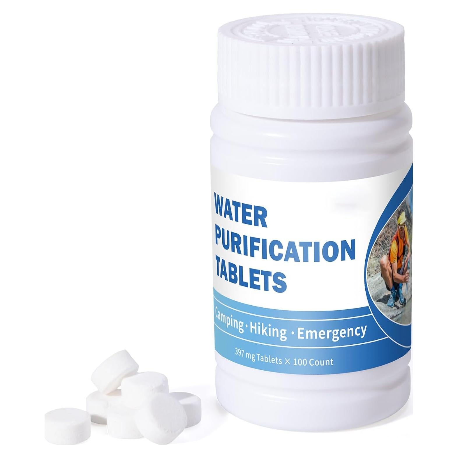 Tabletas Purificadoras de Agua ROZJOVU - 100 Unidades