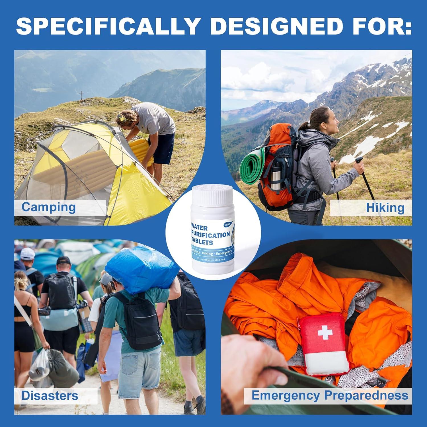 Tabletas Purificadoras de Agua ROZJOVU - 100 Unidades