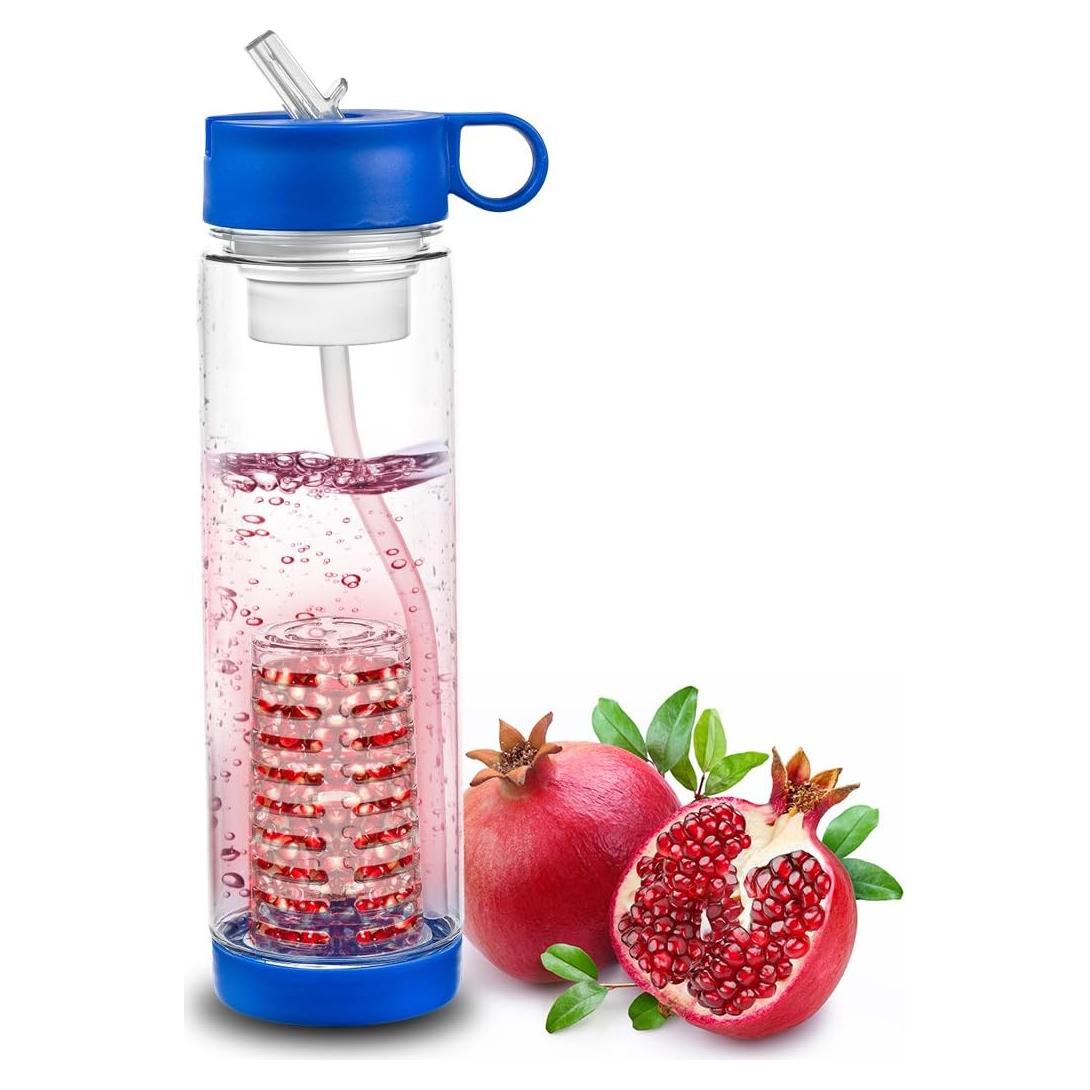 Botella de Agua Filtrada Basily con Infusor de Frutas 1L