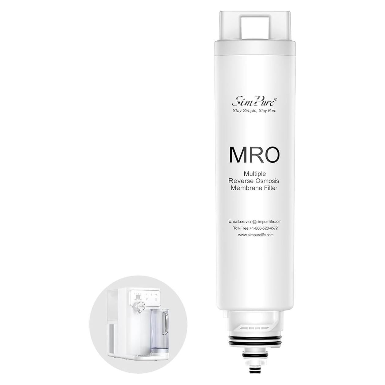 Cartuchos de Filtro MRO SimPure Y10 - Reemplazo 8 Meses (1 Paquete)