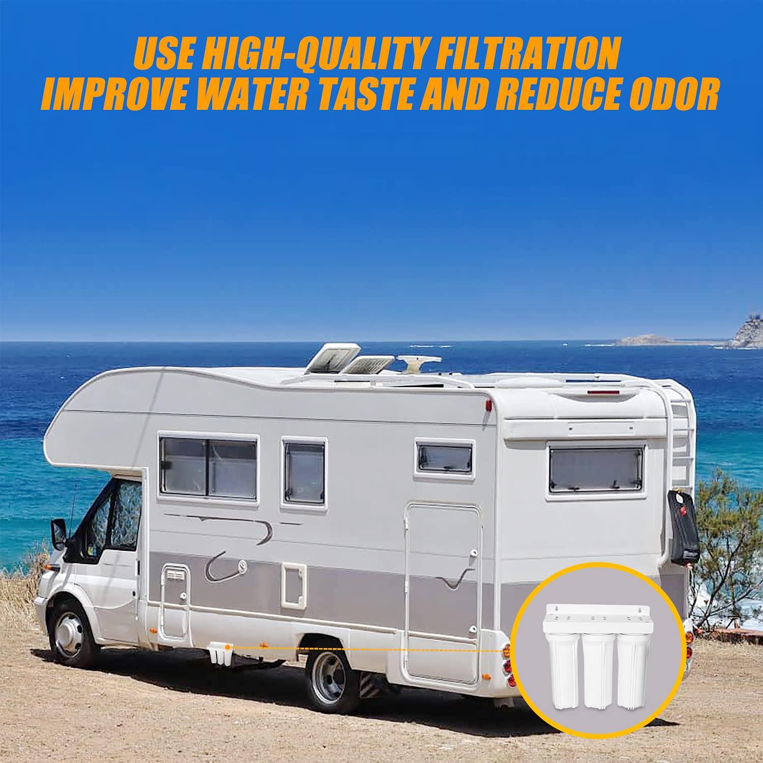 Sistema de Filtro de Agua RANSOTO 3 Etapas para RV y Barcos