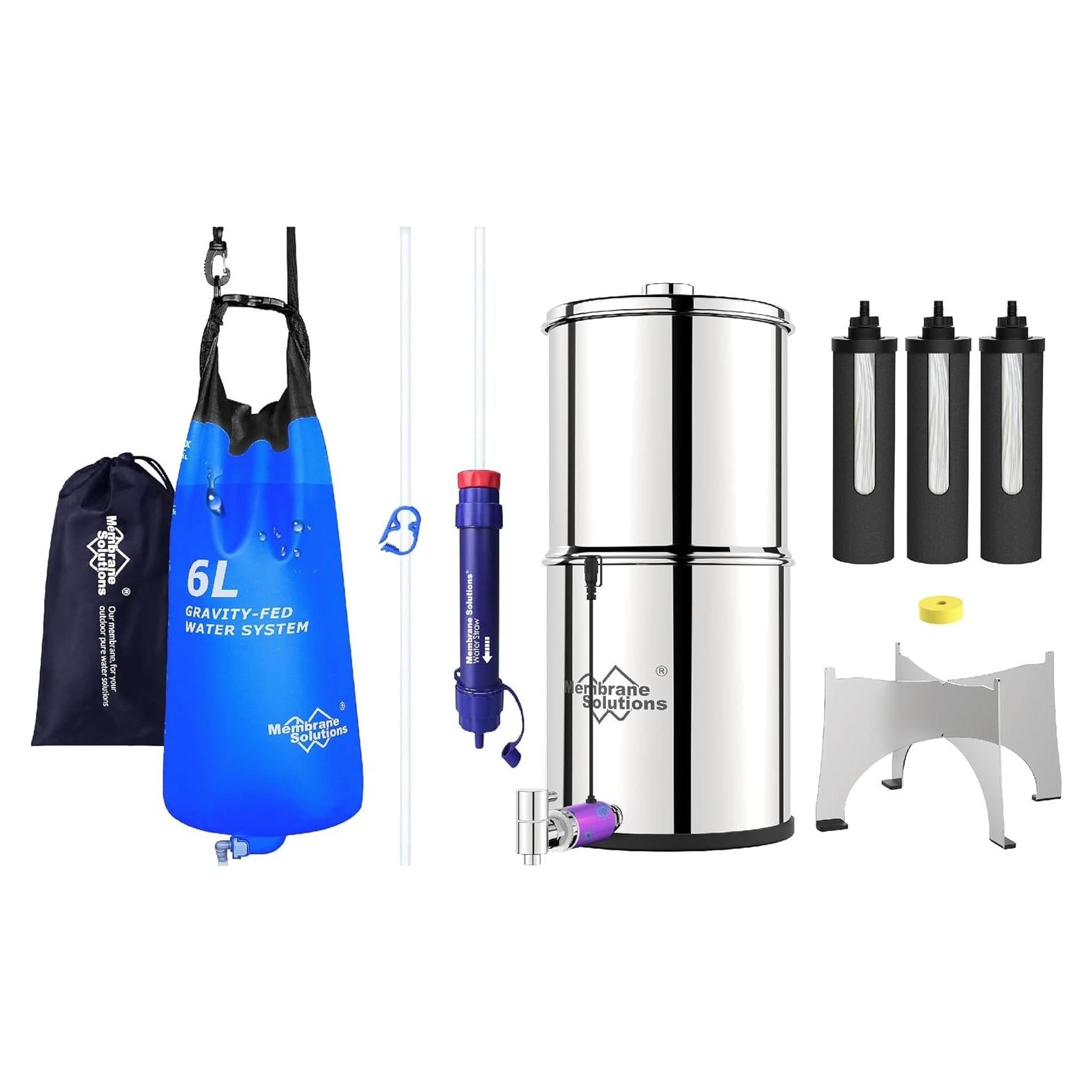 Filtro de Agua UV de Encimera Membrane Solutions 6L Gravedad