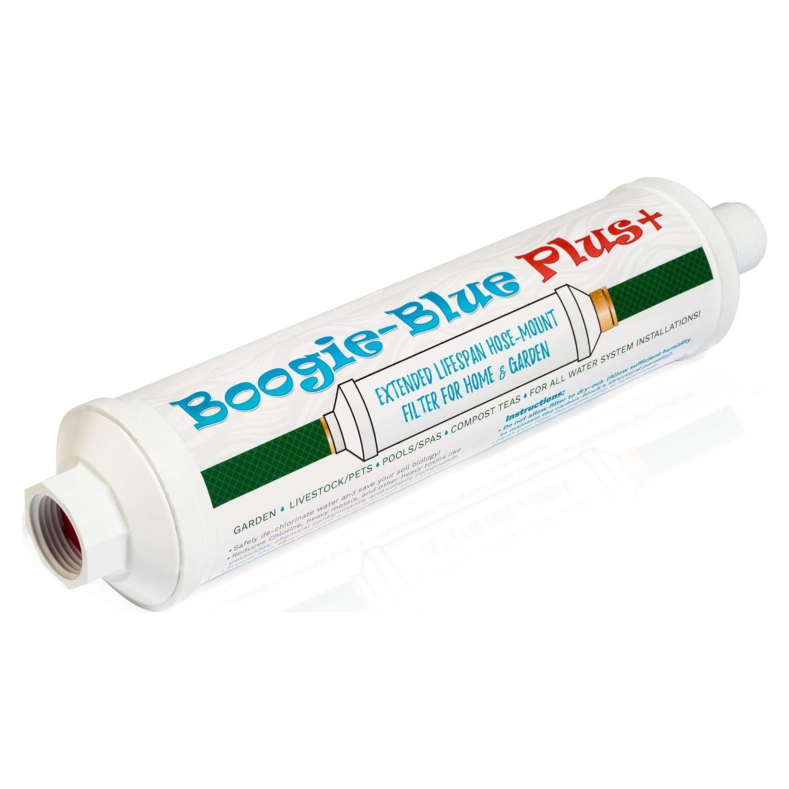 Filtro de Agua Boogie Brew Blue Plus - 45,000 Litros, Elimina Cloro y Metales Pesados