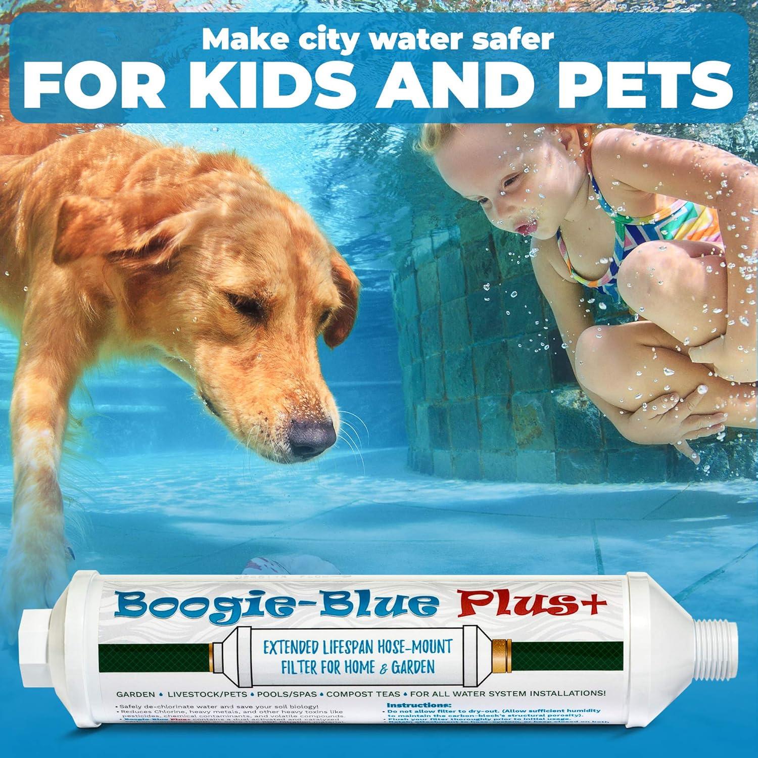 Filtro de Agua Boogie Brew Blue Plus - 45,000 Litros, Elimina Cloro y Metales Pesados