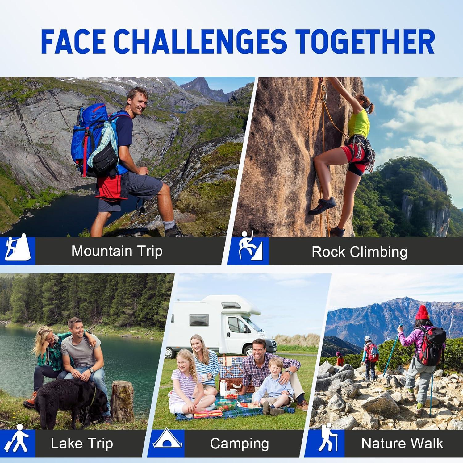 Filtro de Agua Portátil Greeshow GS-28H1, 3 Etapas, 3 Piezas