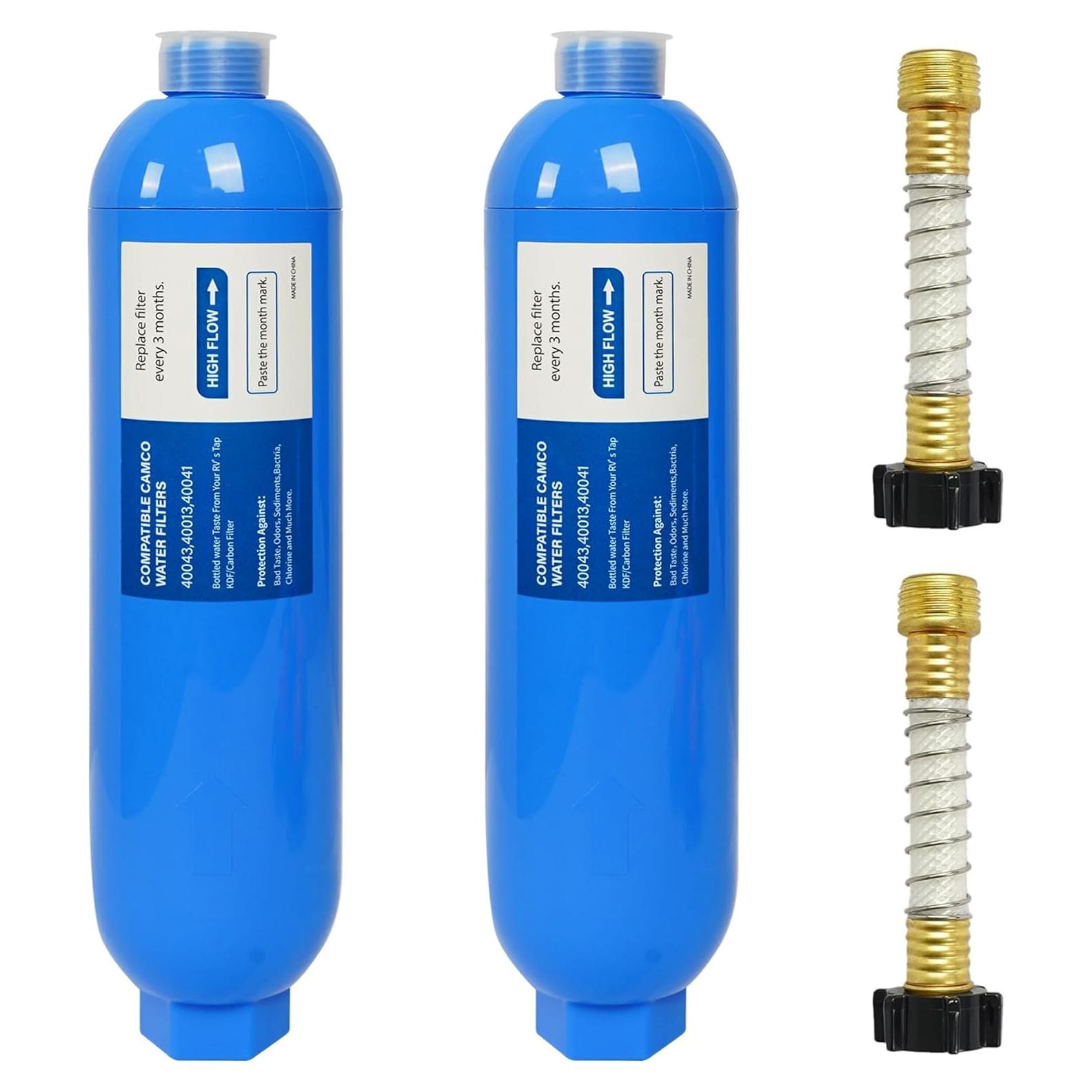 Paquete de 2 Filtros de Agua para RV Wely Pivotalone - 20 Micrones