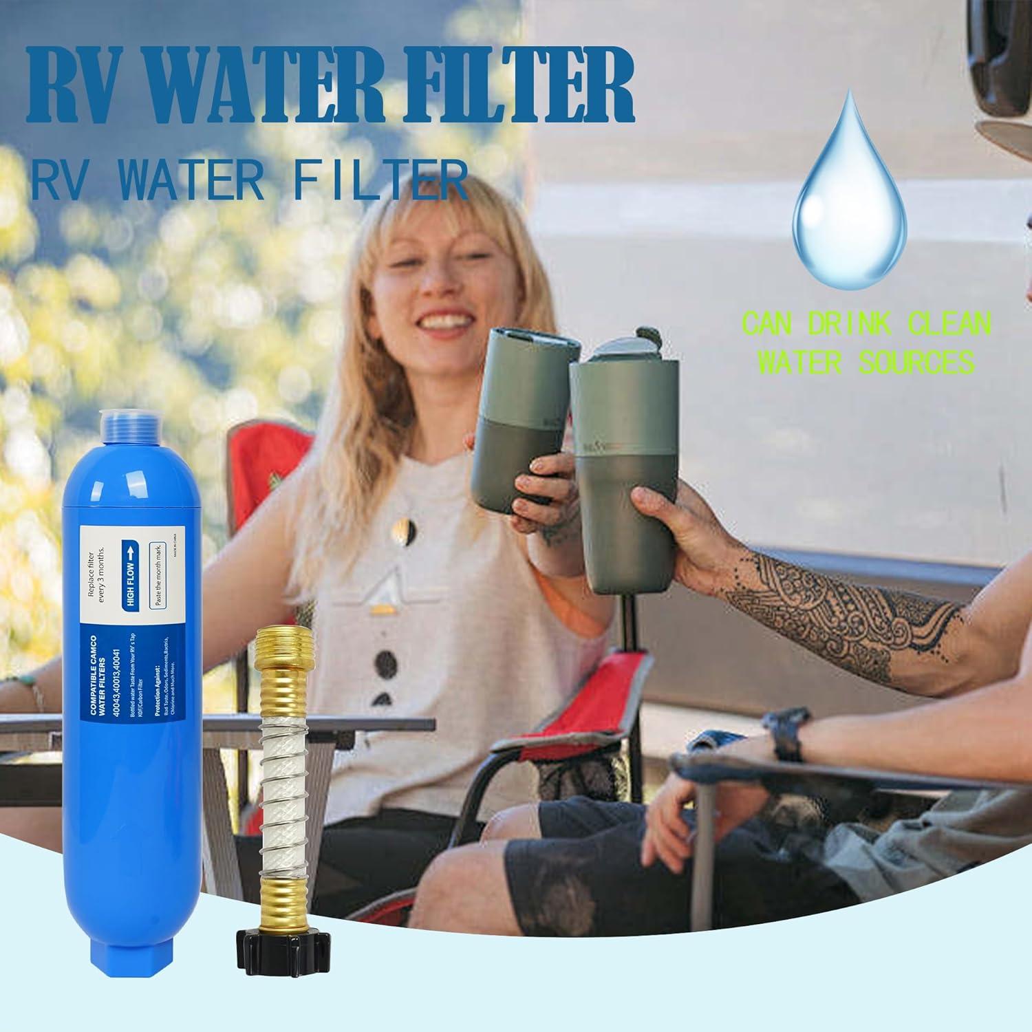 Paquete de 2 Filtros de Agua para RV Wely Pivotalone - 20 Micrones