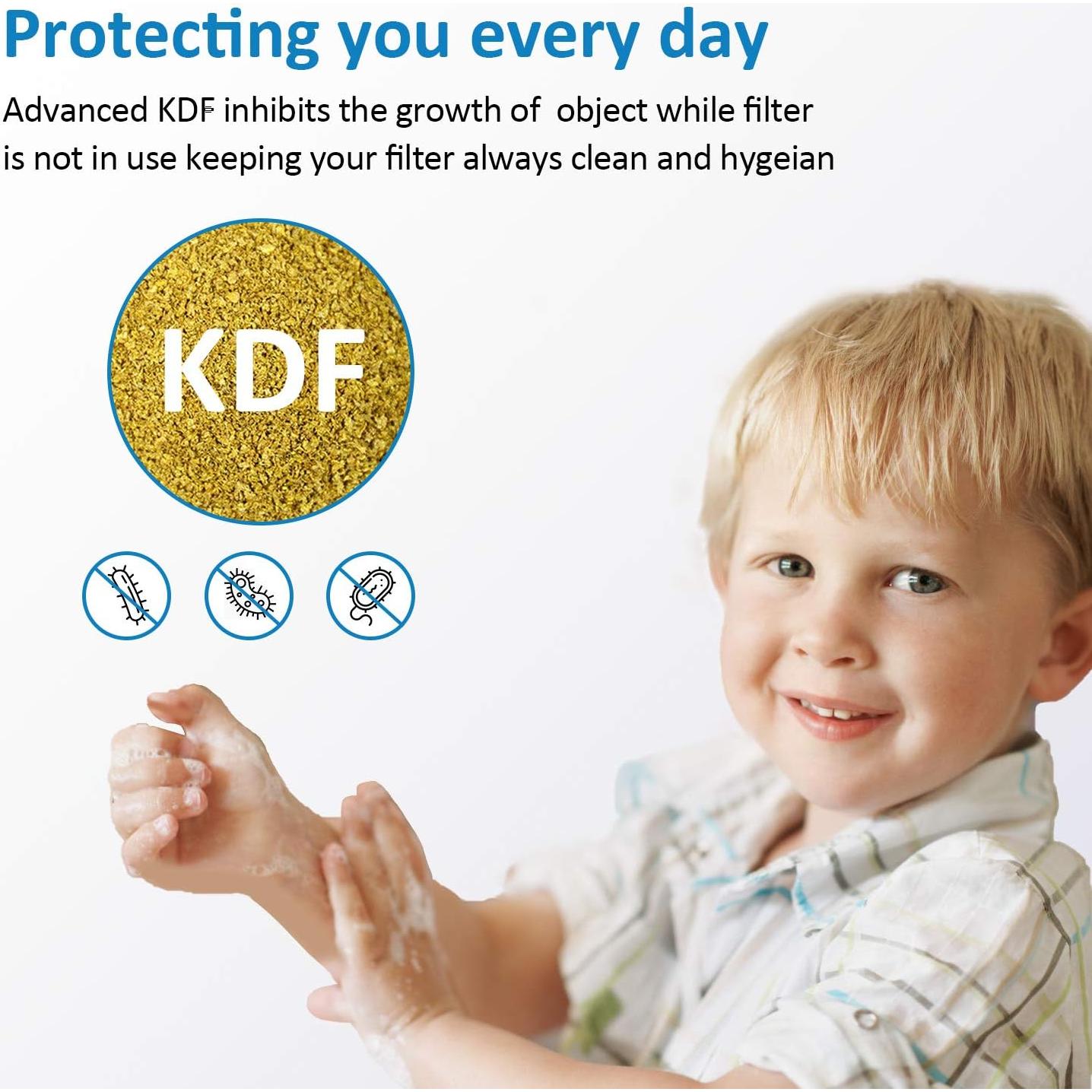 Filtro de Agua Inline BELVITA para RV - 2 Unidades, Reduce Cloro y Olores