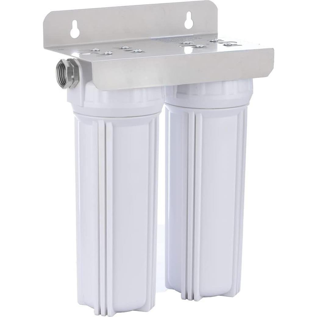 Sistema de Filtro de Agua Doble Nasibey CWF02 - 2 Etapas 19 mm