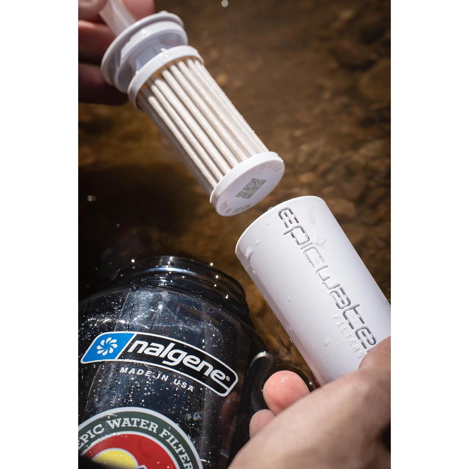 Botella de Agua Epic Nalgene OG 1.42L con Filtro Doble BPA Libre