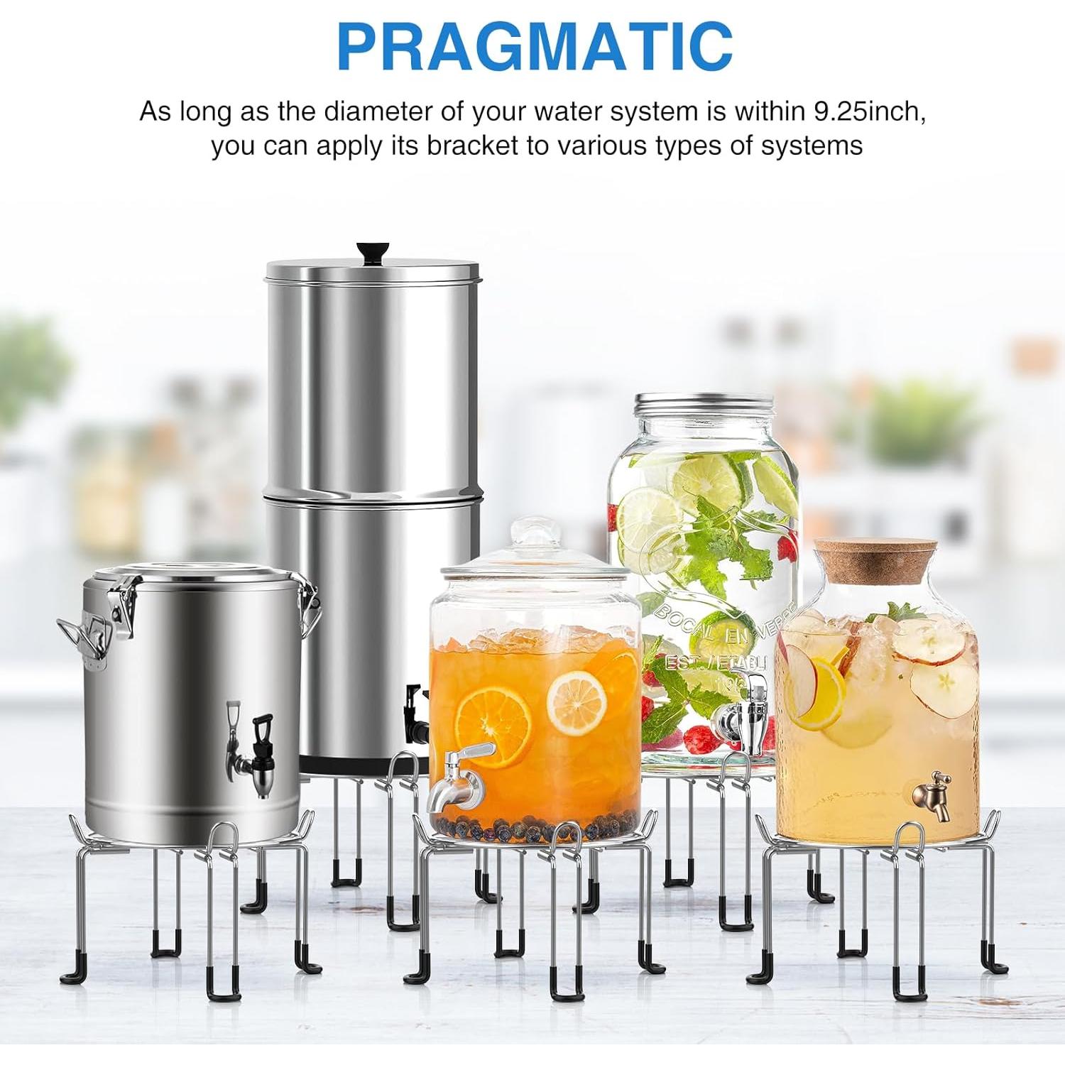 Soporte de Filtro de Agua Berkey LUFFYLIVE Acero Inoxidable 23.5 cm