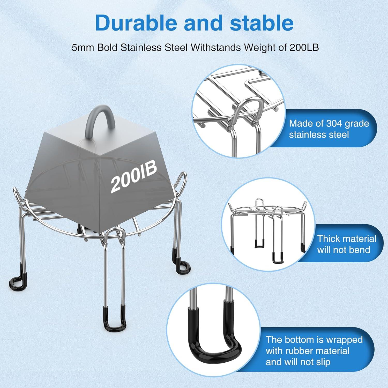 Soporte de Filtro de Agua Berkey LUFFYLIVE Acero Inoxidable 23.5 cm