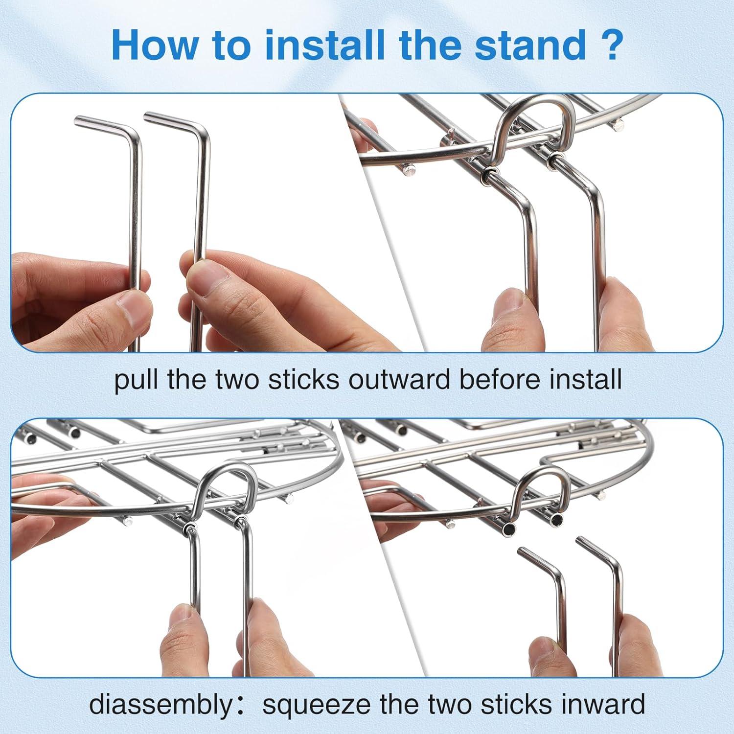 Soporte de Filtro de Agua Berkey LUFFYLIVE Acero Inoxidable 23.5 cm