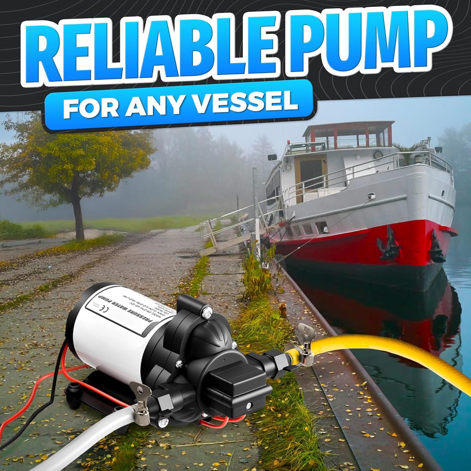 Bomba de Agua 12V LEGLO IWP Autocebante 4 GPM 45 PSI