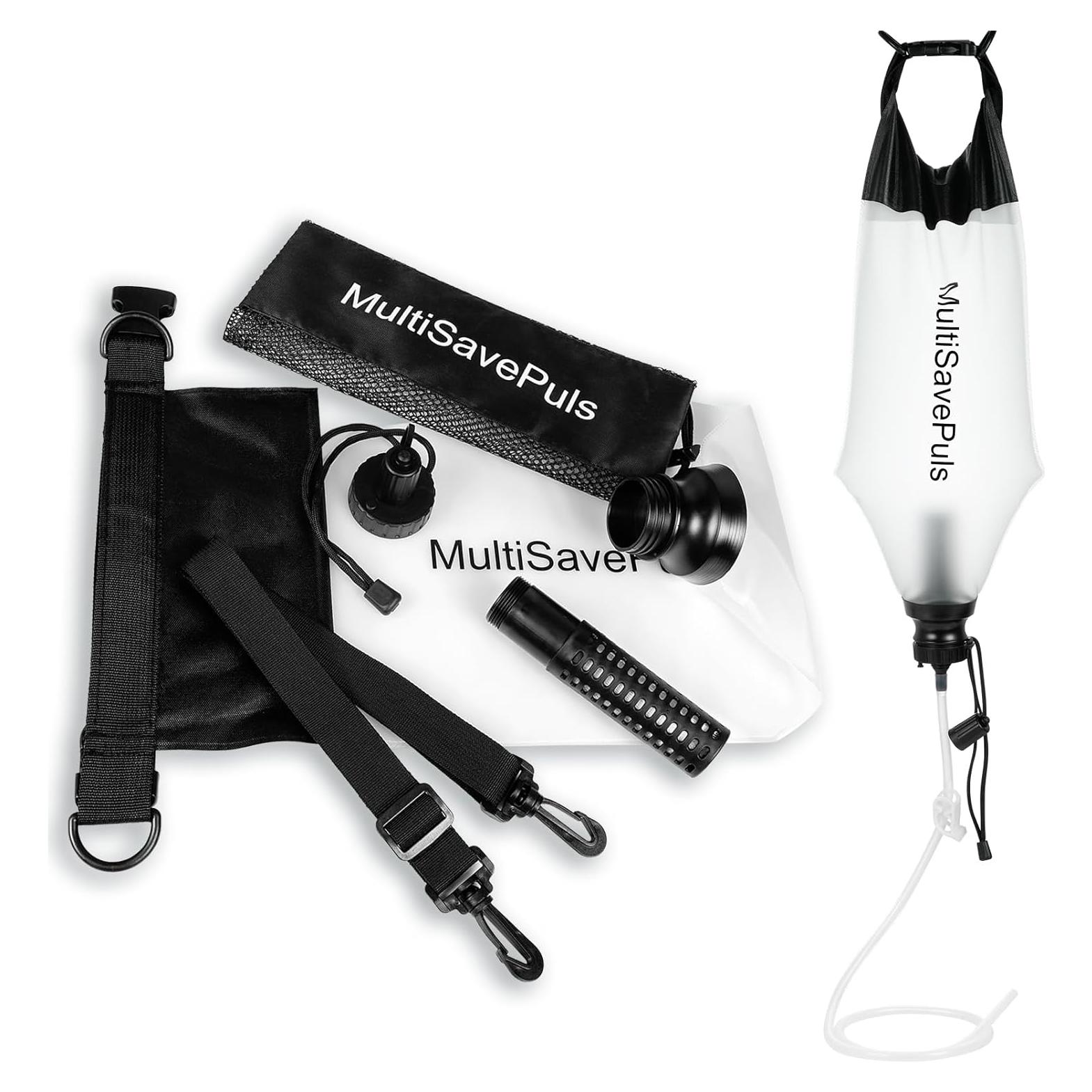 Filtro de Agua por Gravedad MultiSavePuls 3L para Camping