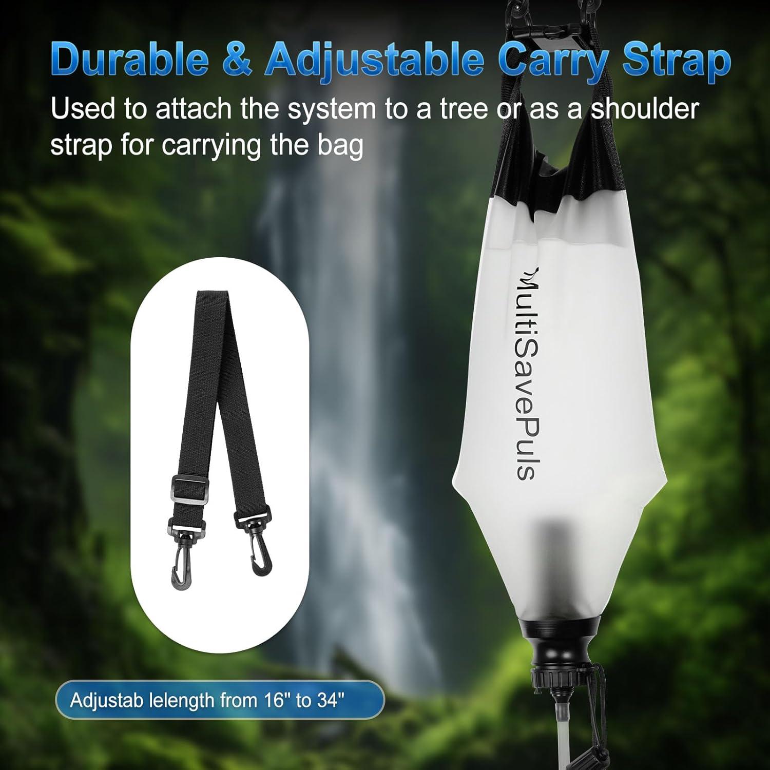 Filtro de Agua por Gravedad MultiSavePuls 3L para Camping