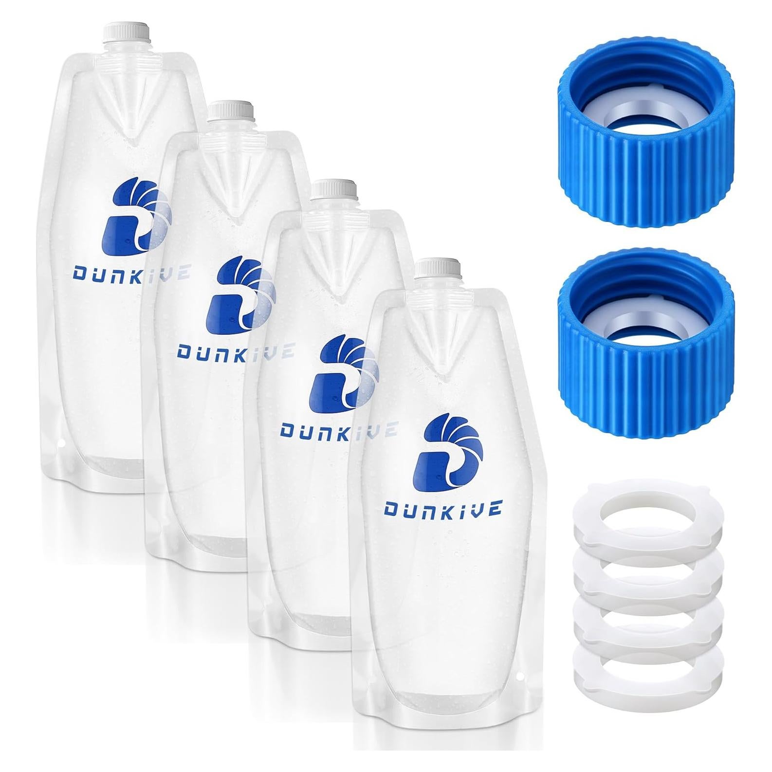 Kit de Filtración de Agua Dunkive 4x1L Plegable 28mm