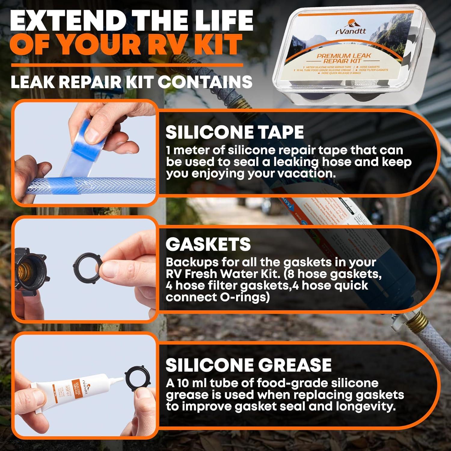 Kit de Agua Dulce para RV rVandtt - Regulador y Filtro