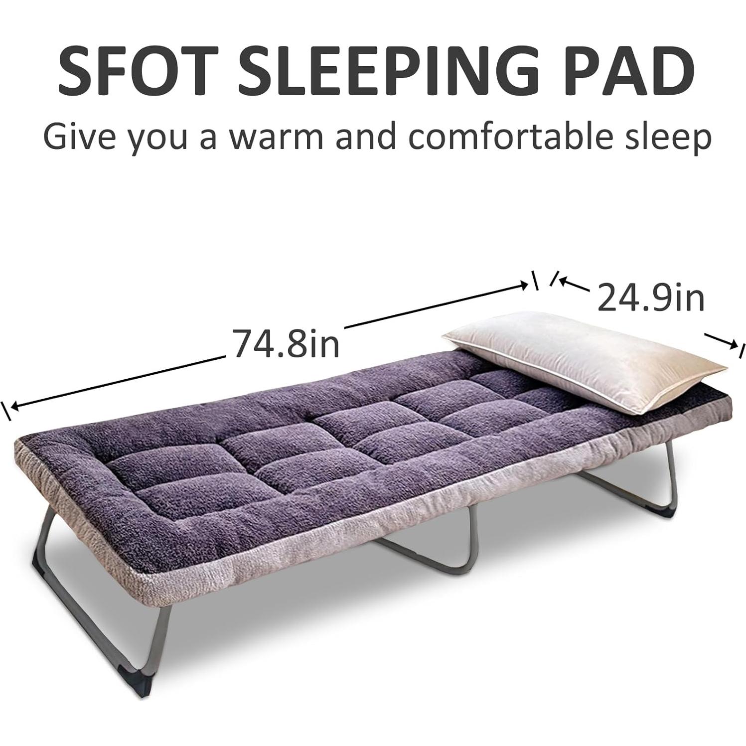 Almohadilla de Camping Gruesa Flantree 190.5x68.5cm Antideslizante