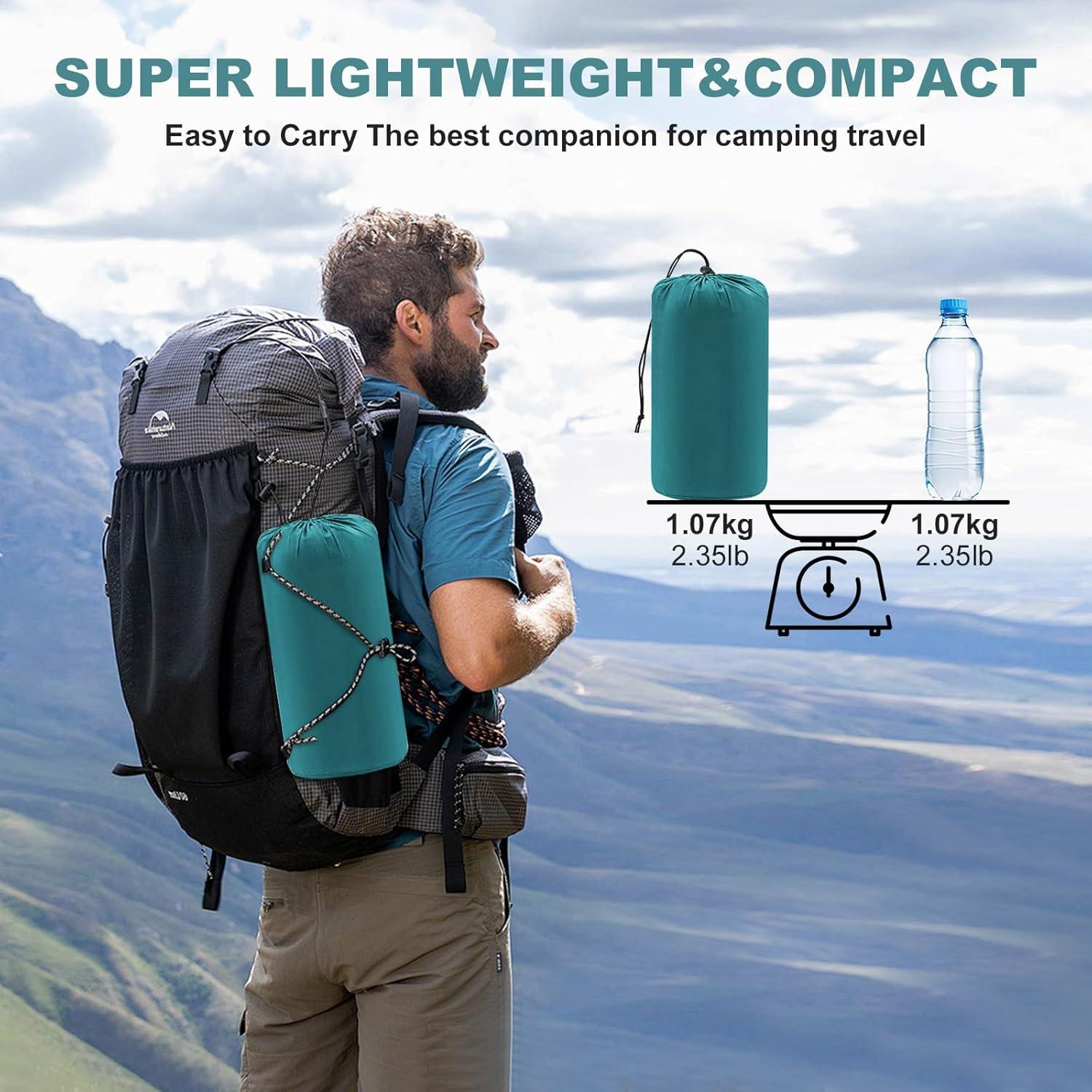 Colchón de Camping MINGPINHUIUS Inflable 196x71cm con Almohada