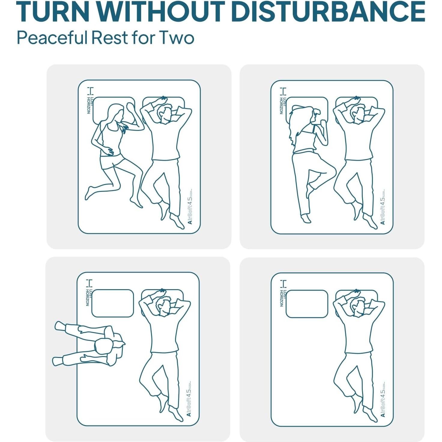 Colchón Inflable y de Espuma LostHorizon Completo 7.62 cm