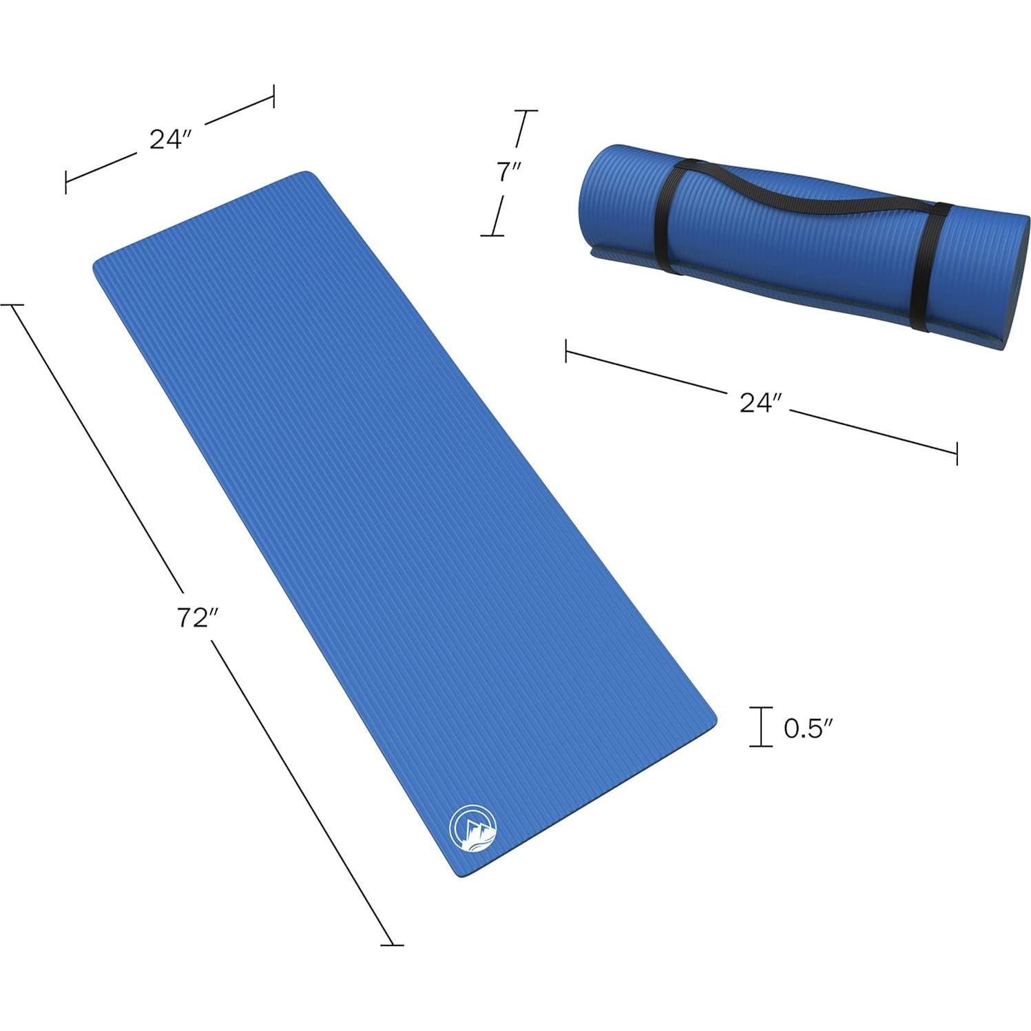 Juego de 2 Esteras de Espuma Wakeman 182.88x60.96cm Impermeables