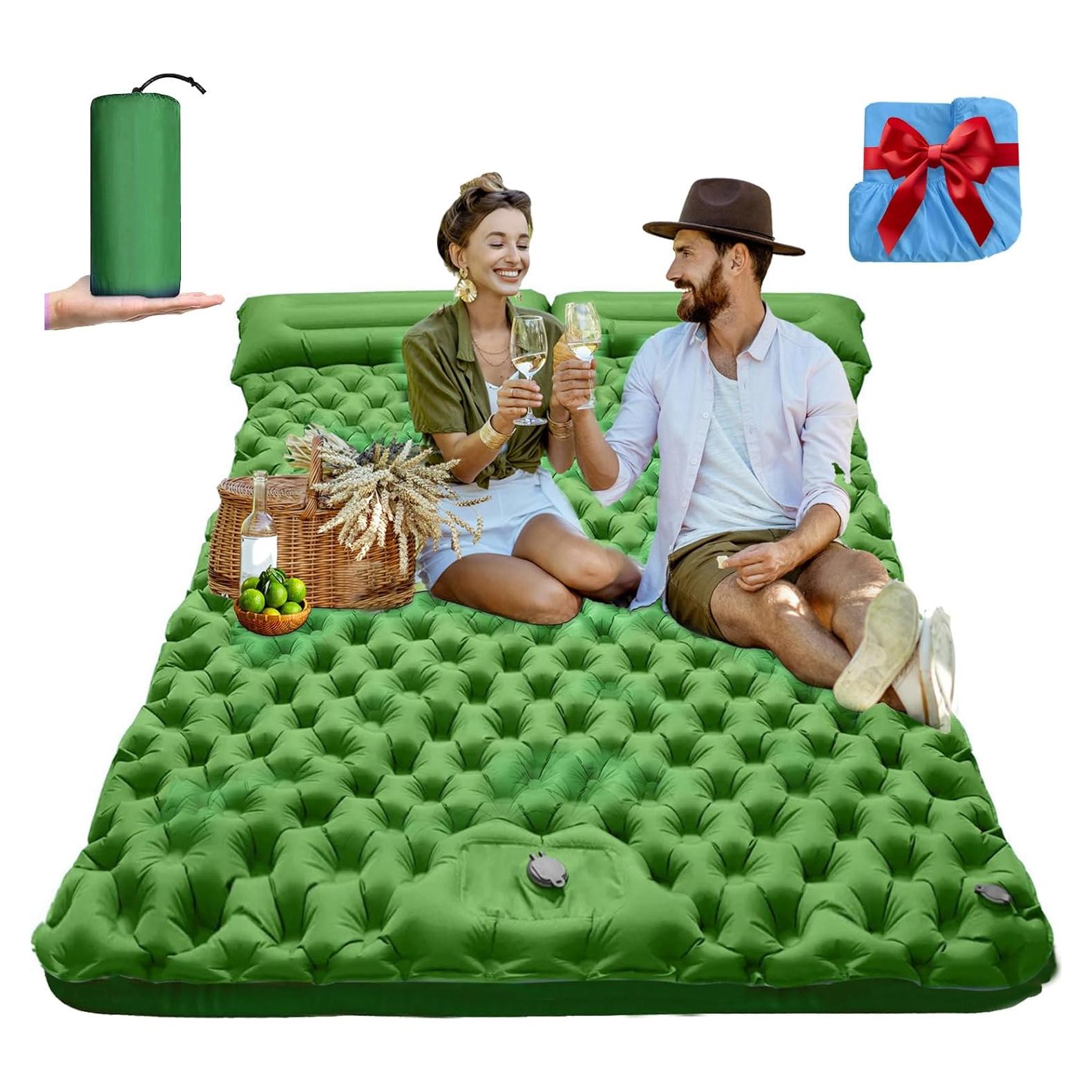 Colchón Doble Autoinflable SYPEPJI 201x122 cm 10 cm Grosor