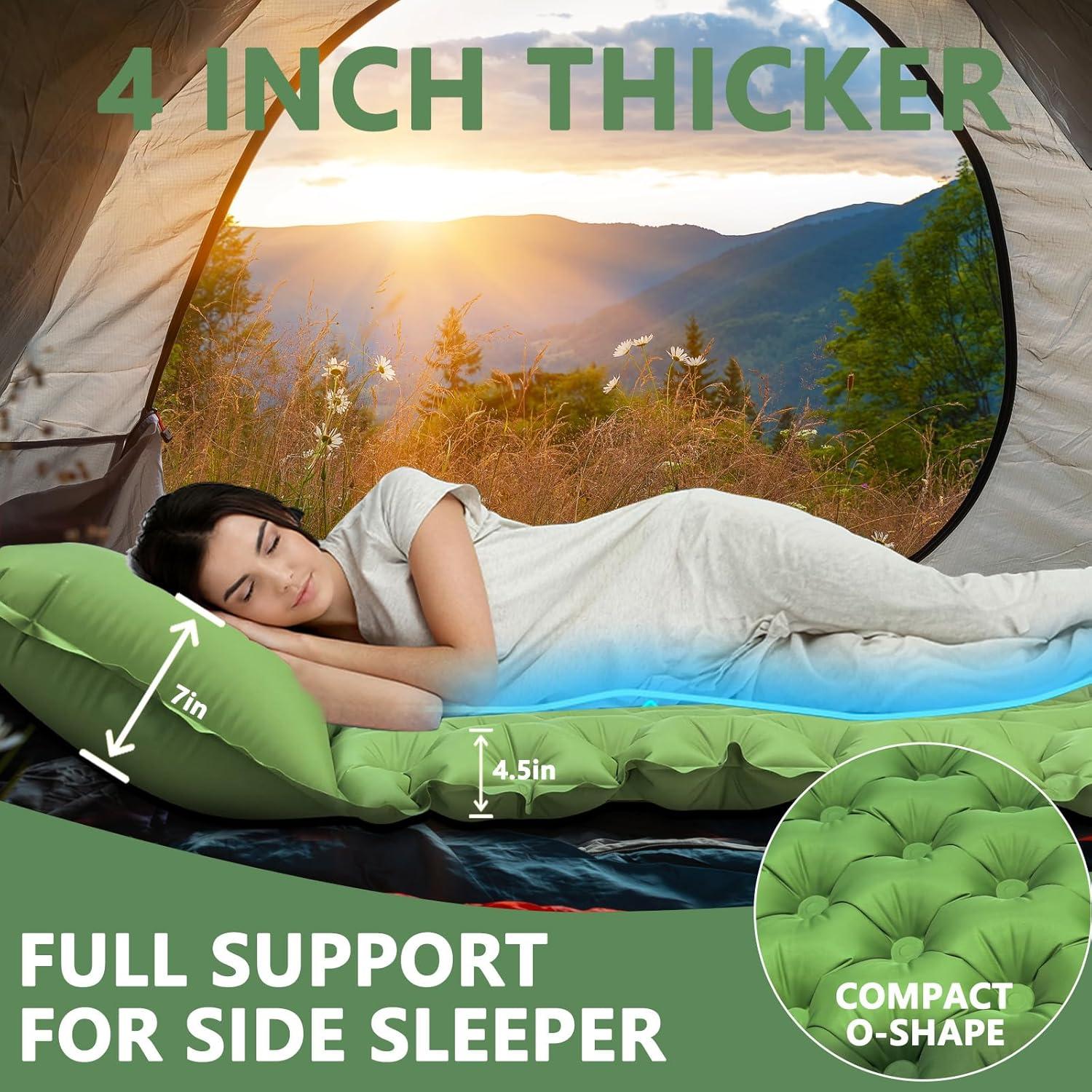 Colchón Doble Autoinflable SYPEPJI 201x122 cm 10 cm Grosor