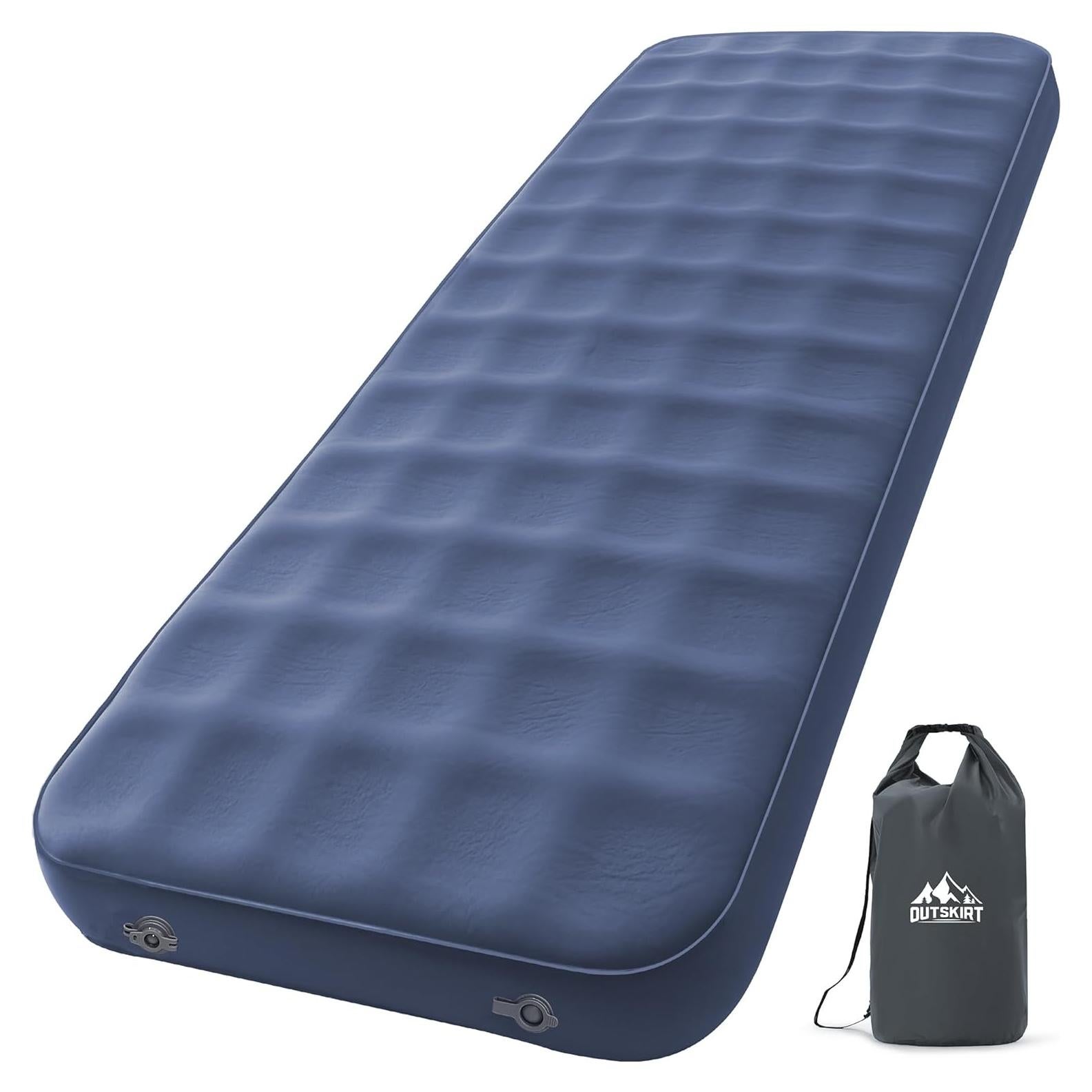 Colchón Autoinflable OUTSKIRT Individual Azul 10.16 cm 2.2 kg