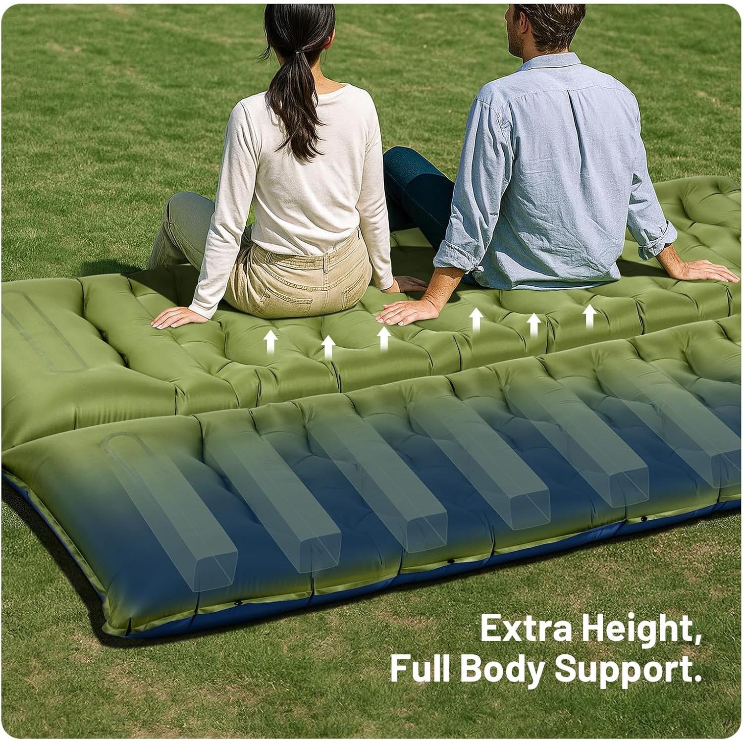 Colchón Inflable KASBAH 200x75 cm 15 cm Grosor con Bomba