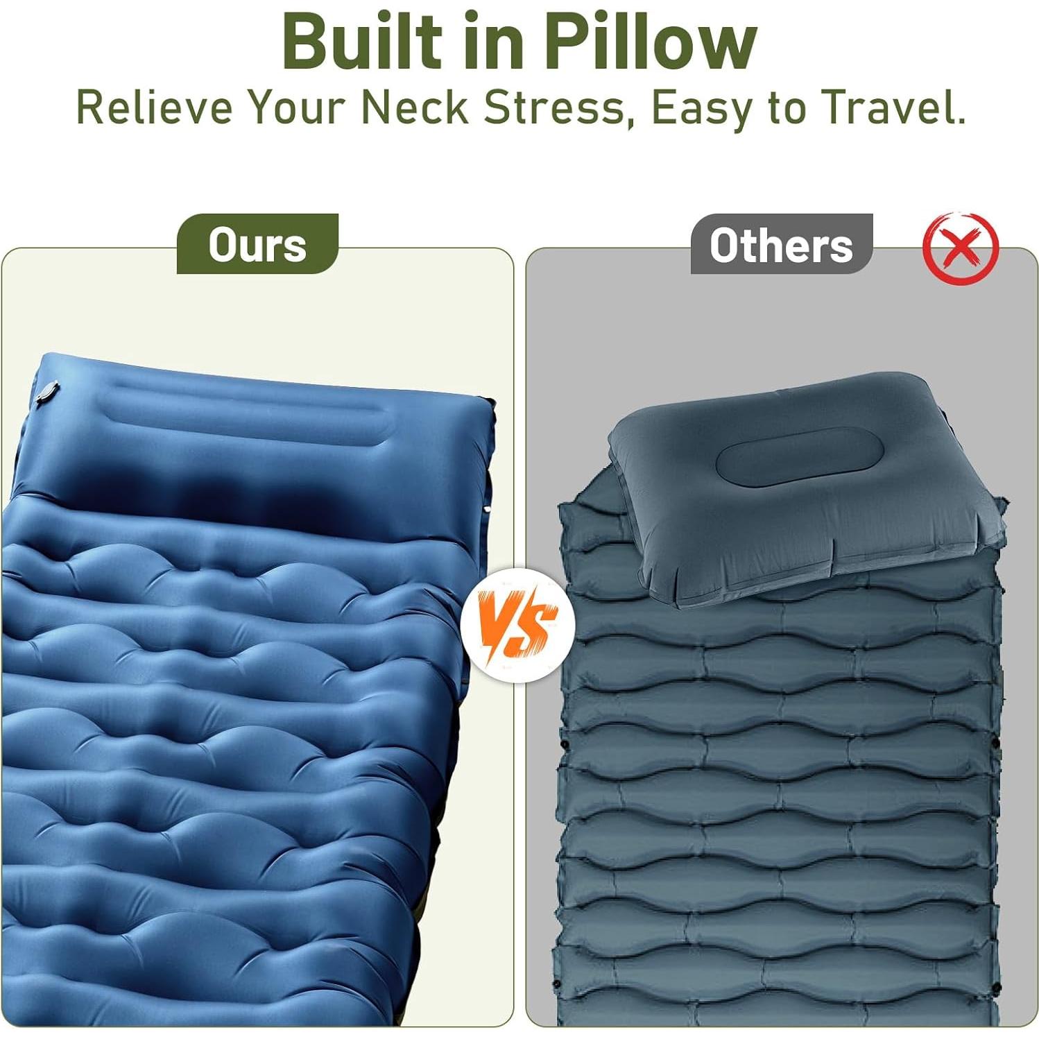 Colchón Inflable KASBAH 200x75 cm 15 cm Grosor con Bomba