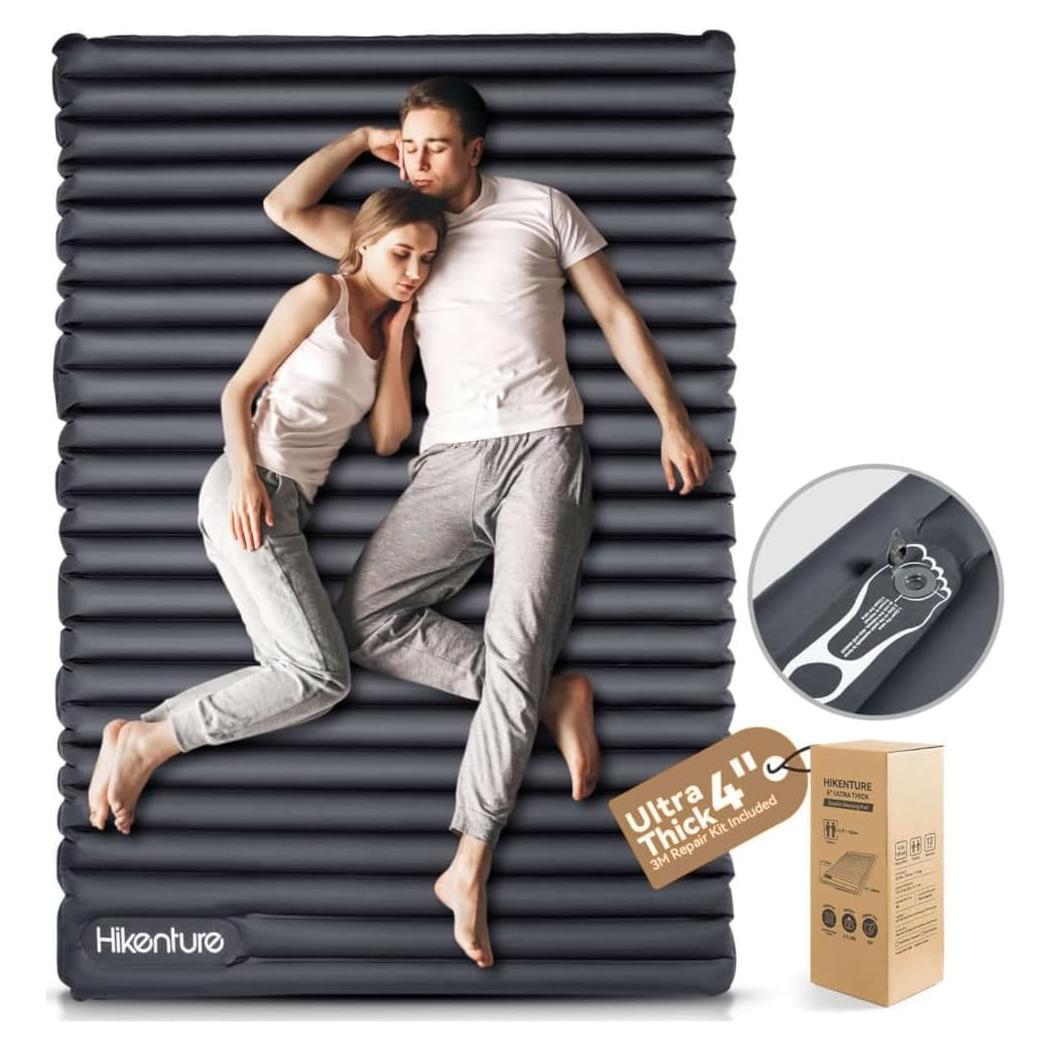 Colchón Inflable Doble Hikenture 200x120.6 cm para Camping