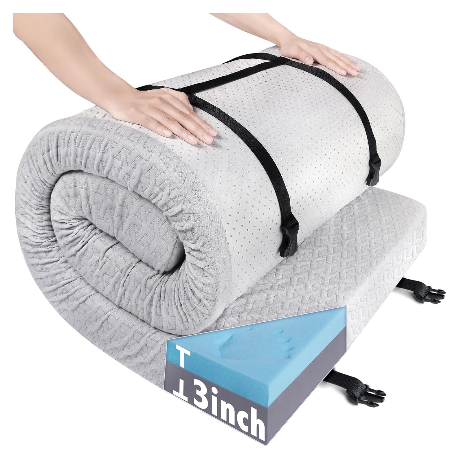 Colchón de Camping Coldwind 182x61 cm Espuma Memoria 7.6 cm